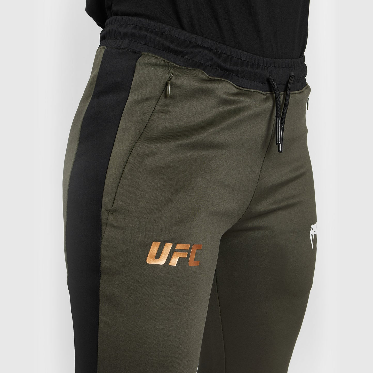 UFC Adrenaline by Venum Fight Week Performance Joggingbroek voor Dames - Khaki/Brons