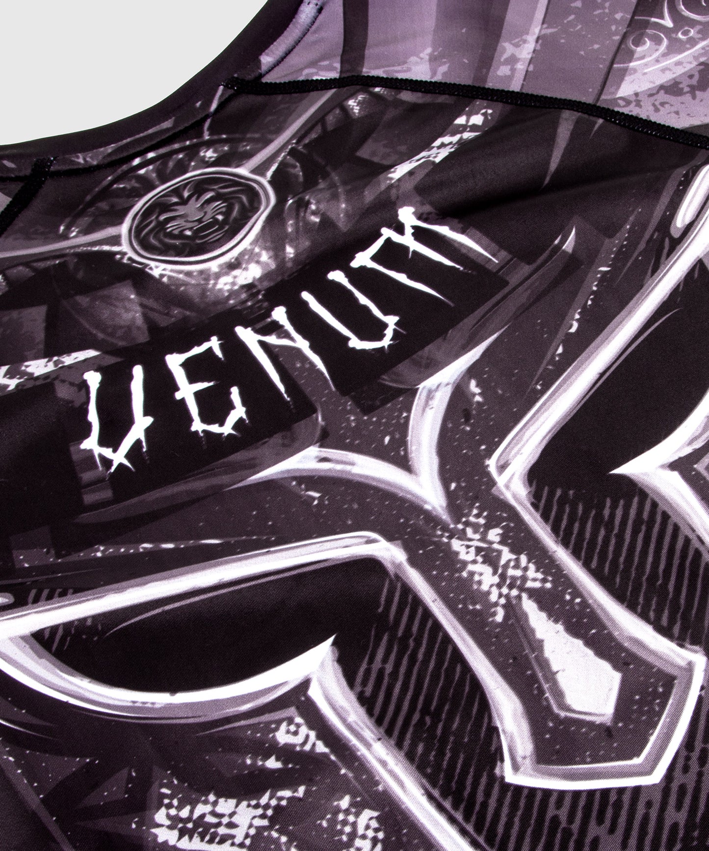 Venum Gladiator 3.0 Rashguard - lange mouwen - zwart/wit