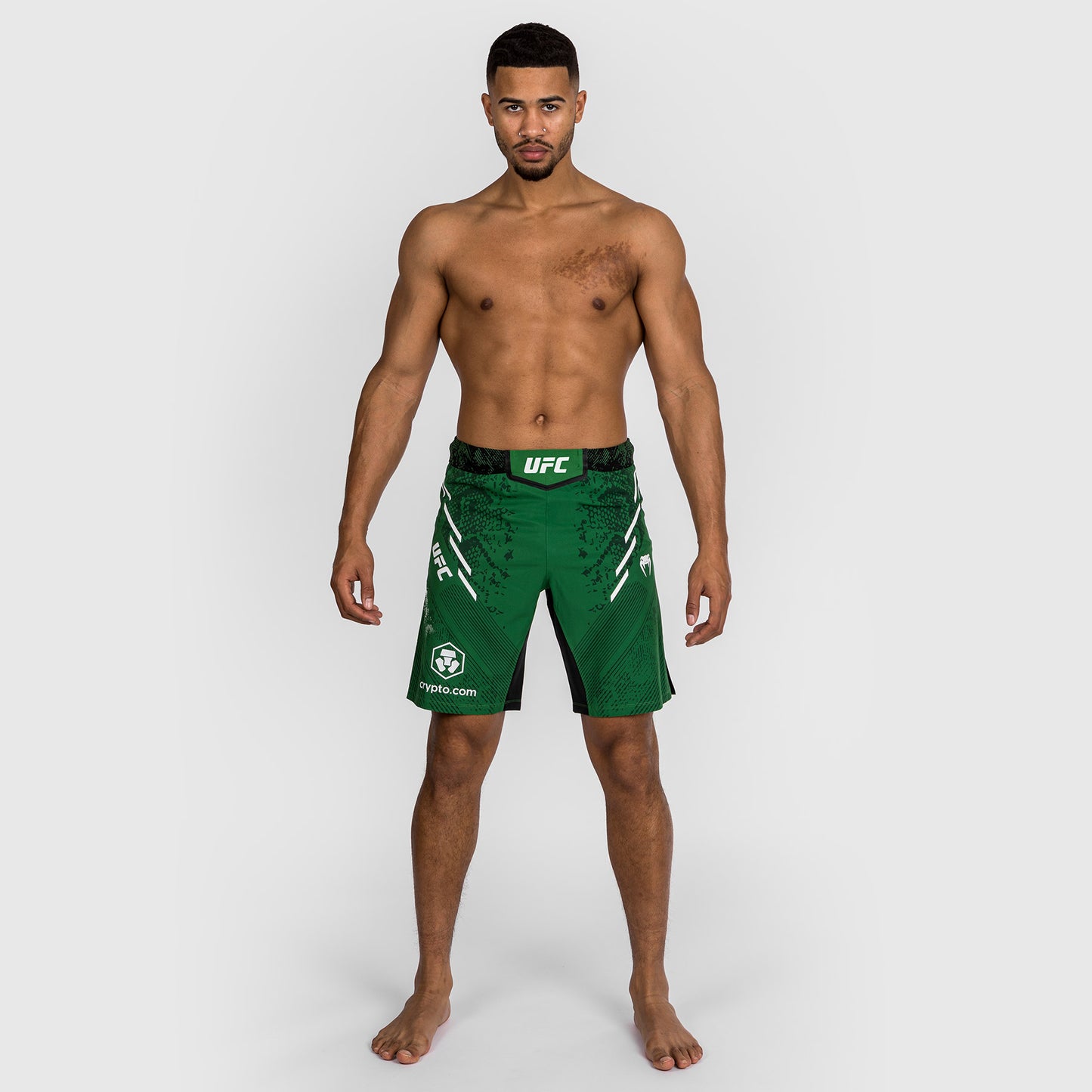 UFC Adrenaline by Venum Gepersonaliseerde Authentic Fight Night Heren gevechtsshort - Long Fit - Geel