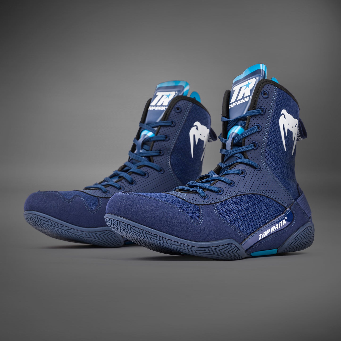 Venum x Top Rank Original Heren Boksschoenen - Marineblauw