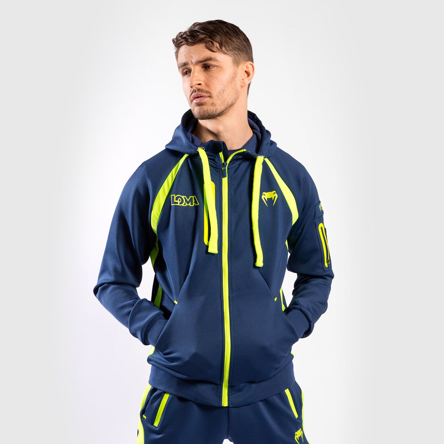 Venum Origins Hoodie Loma Edition - Blauw/Geel