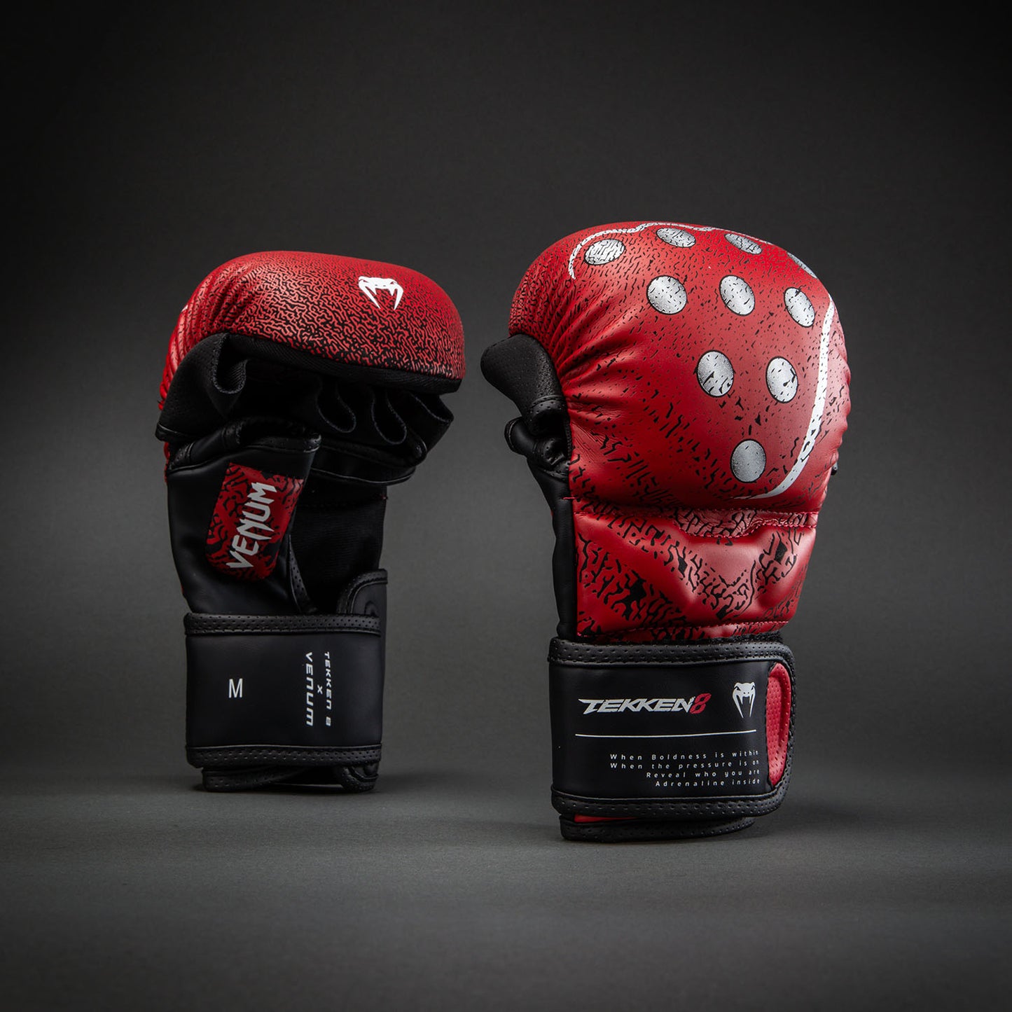 Venum x TEKKEN 8 Sparring Handschoenen - Kazuya - Rood/Zwart
