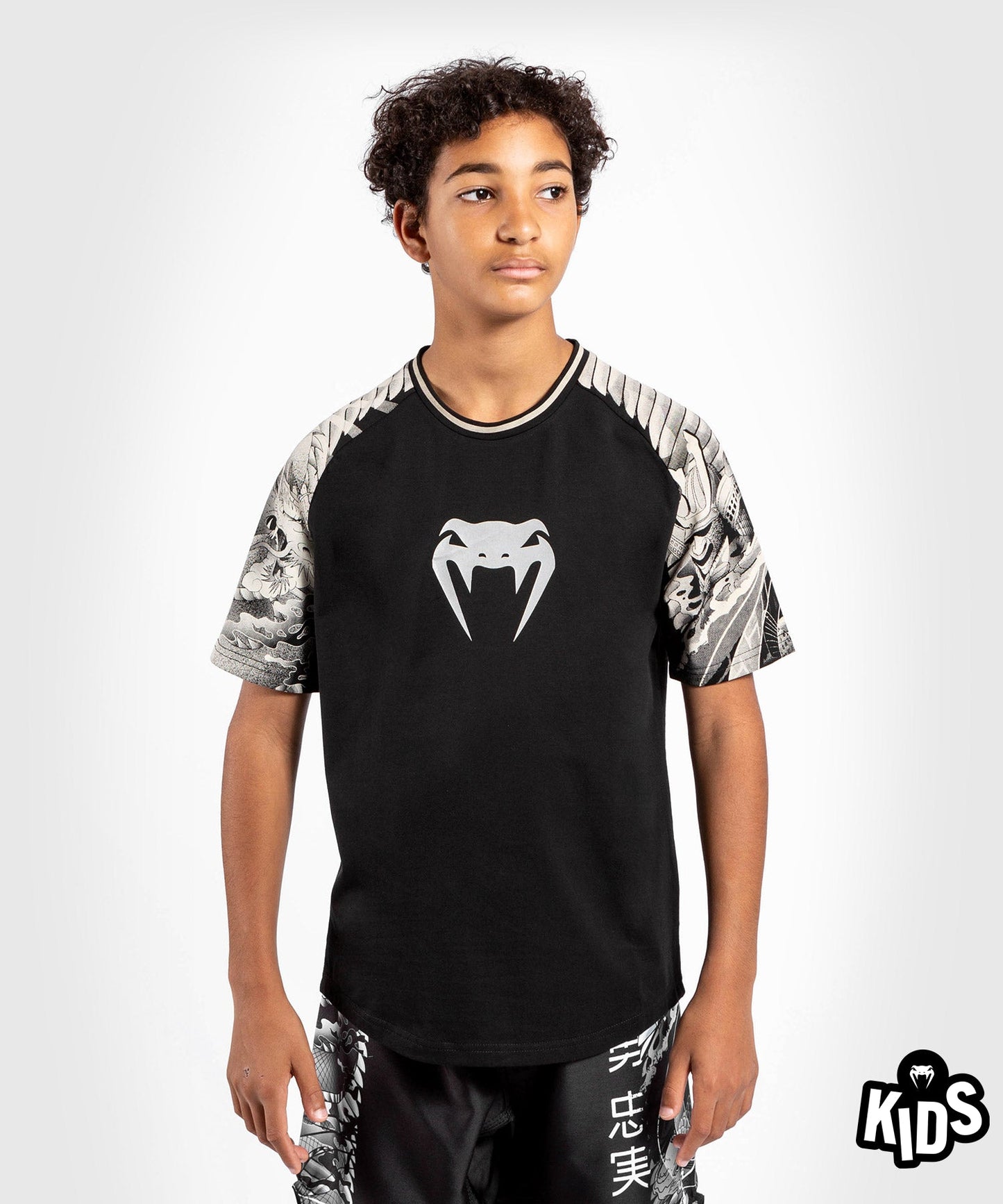 Venum YKZ21 T-shirt - Voor Kinderen - Zwart/Wit