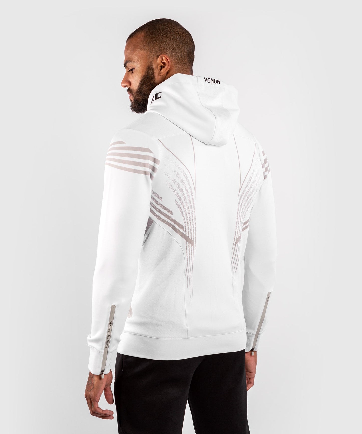 UFC Venum Fighters Authentic Fight Night Walkout Hoodie voor heren - Wit