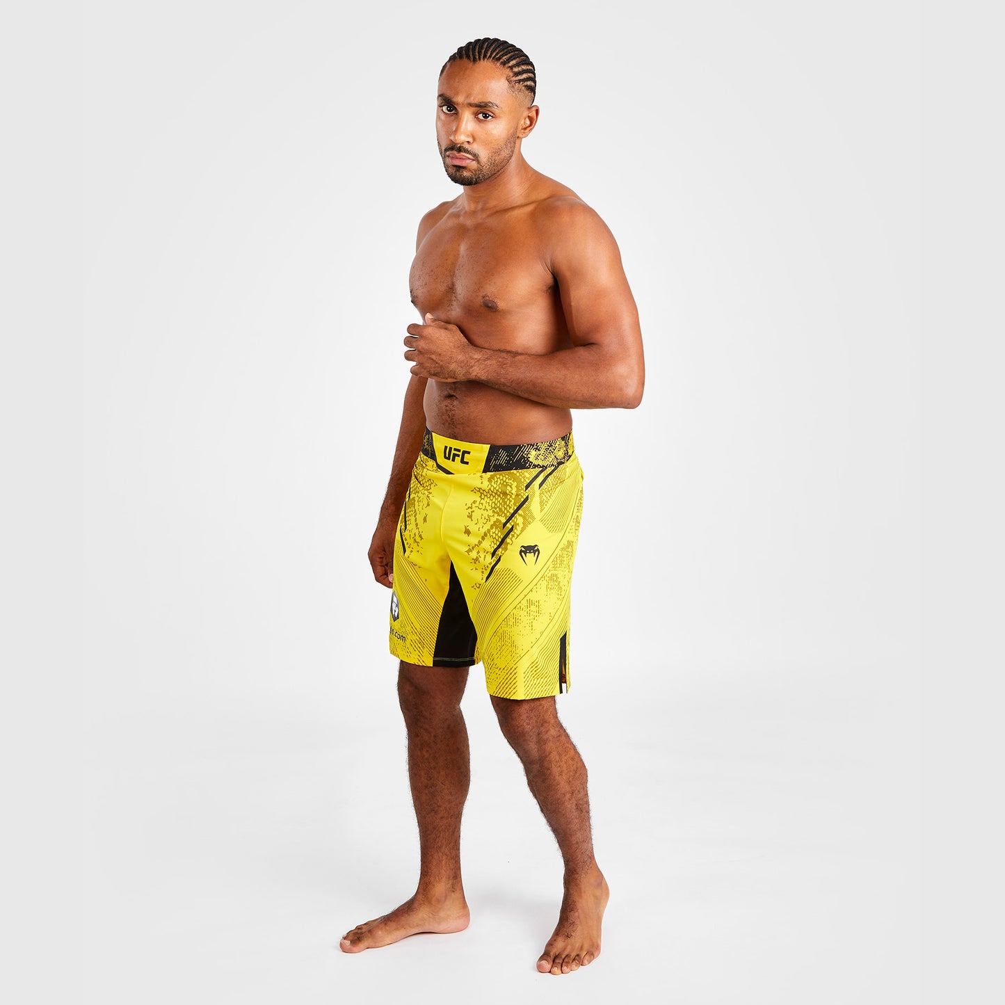 UFC Adrenaline by Venum Authentic Fight Night Heren Gevechtsshort - Lange Pasvorm - Geel