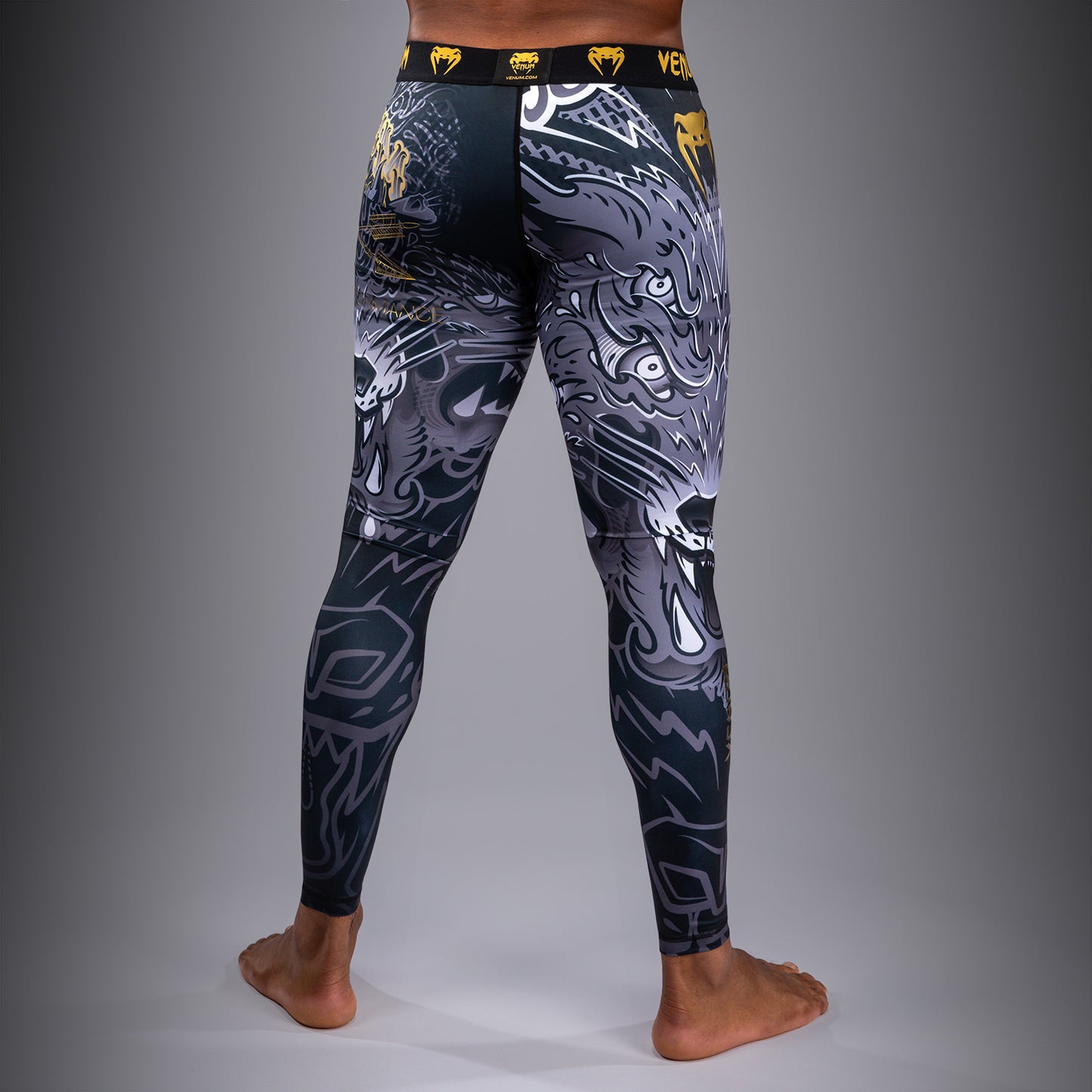 Venum Wolf Atak Spats – Zwart/Grijs