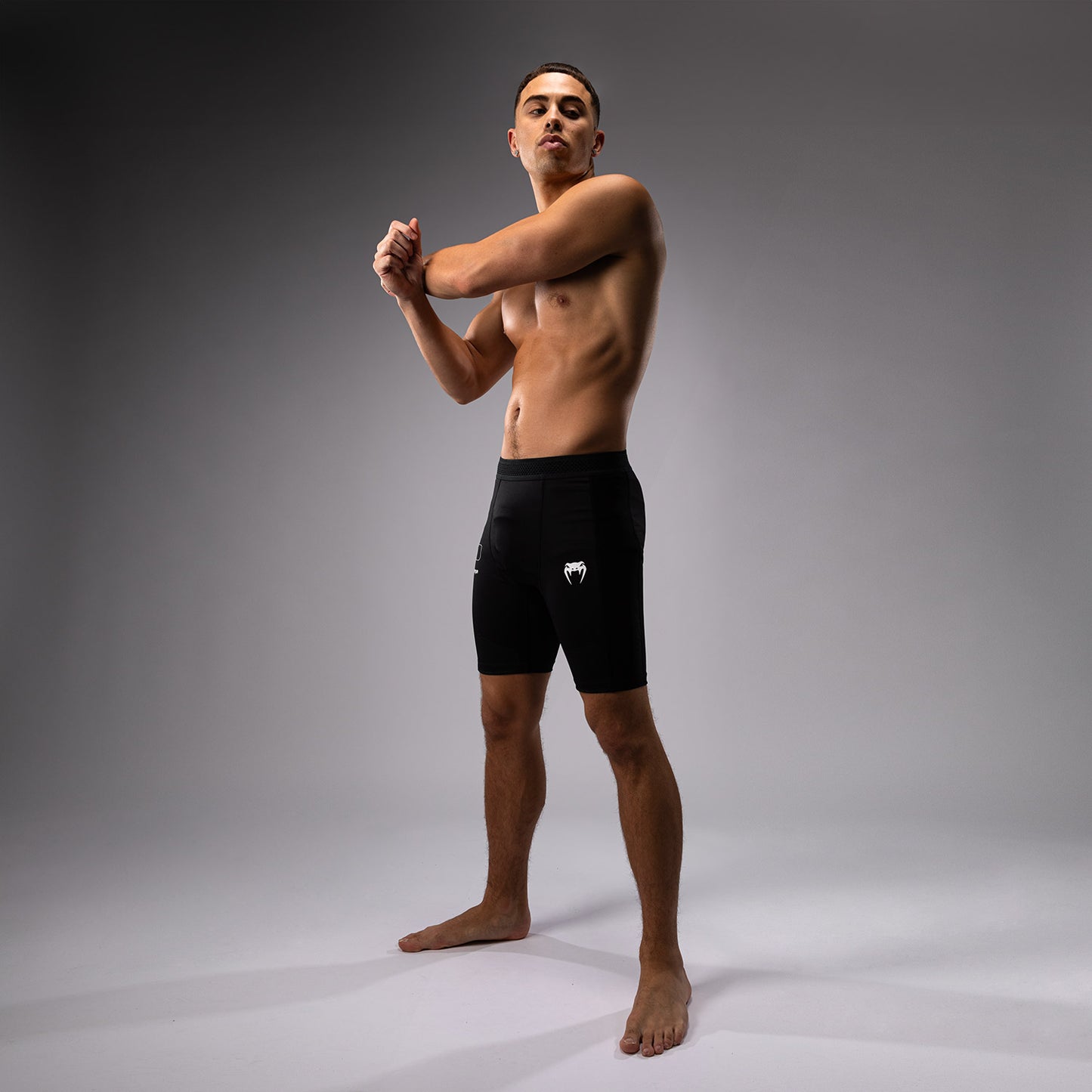 Venum Tactical XT Vale Tudo Korte Broek - Zwart/Vuurrood