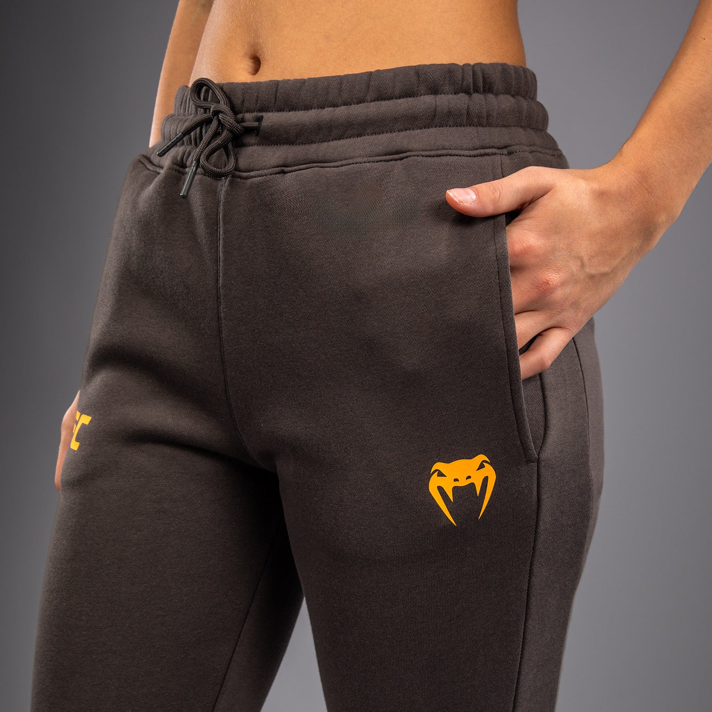 UFC Fusion by Venum Fight Week Katoenen Broek voor Dames - Solid Earthen Brown