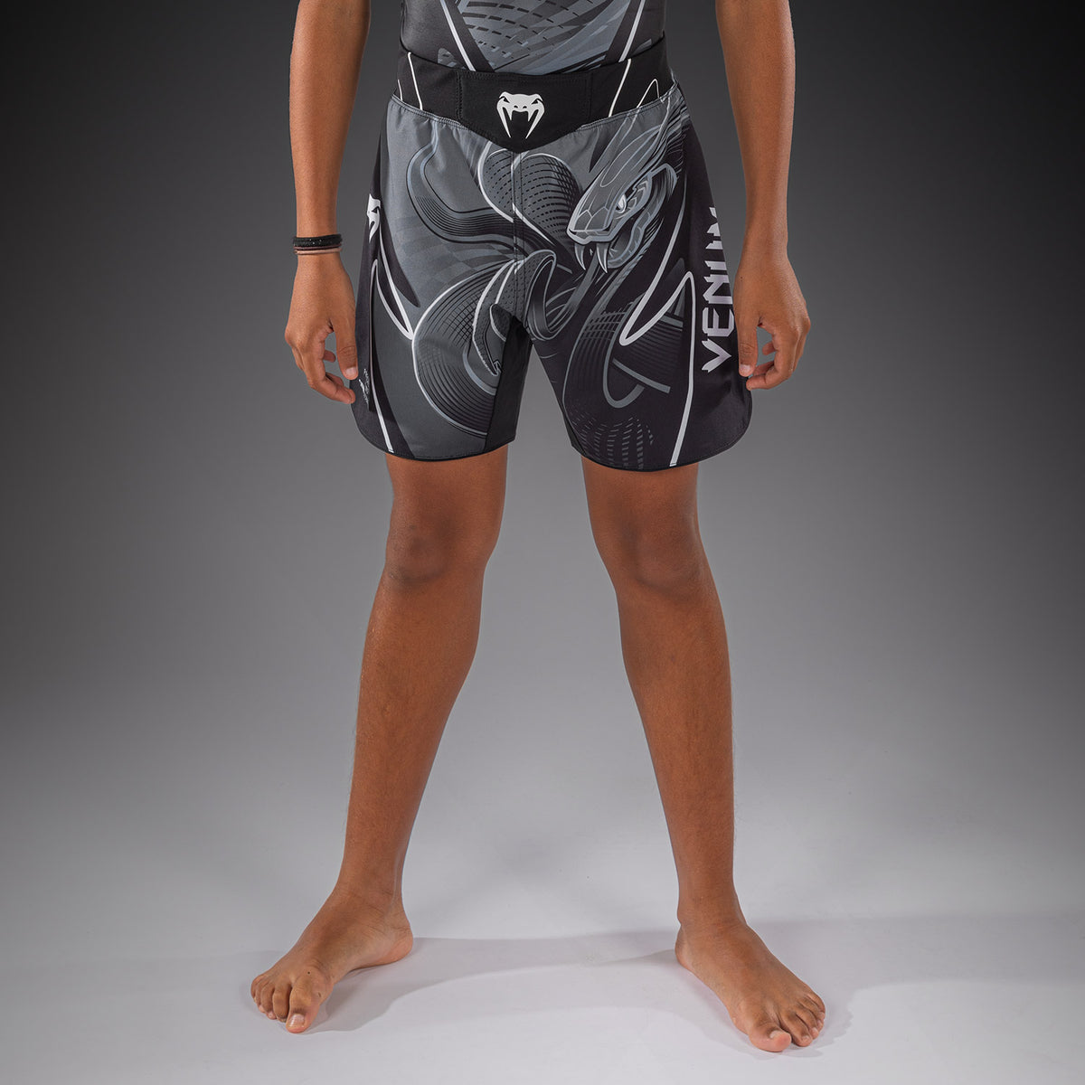 Venum Crimson Viper 2.0 Fightshort voor kinderen - Zwart/Grijs