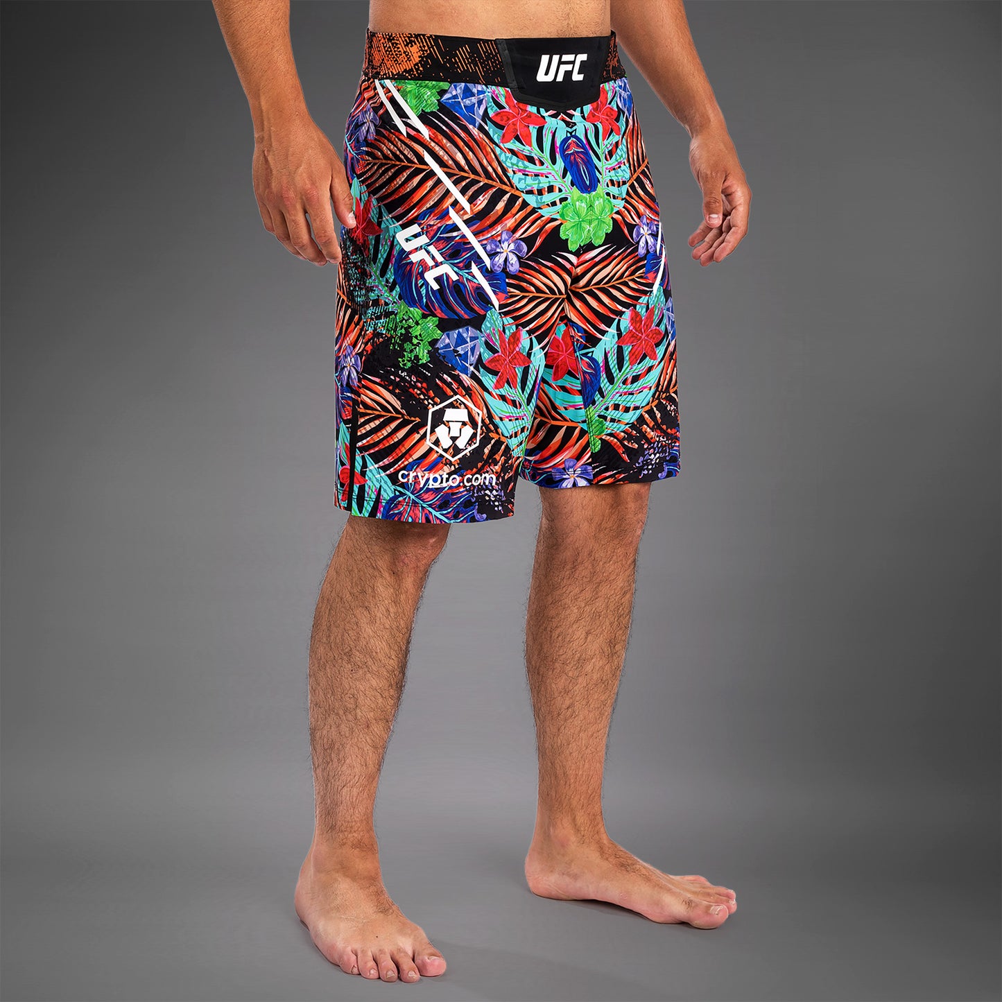 UFC Unrivaled by Venum Dustin Poirier Mannen Long Fit Fight Short - Blauw