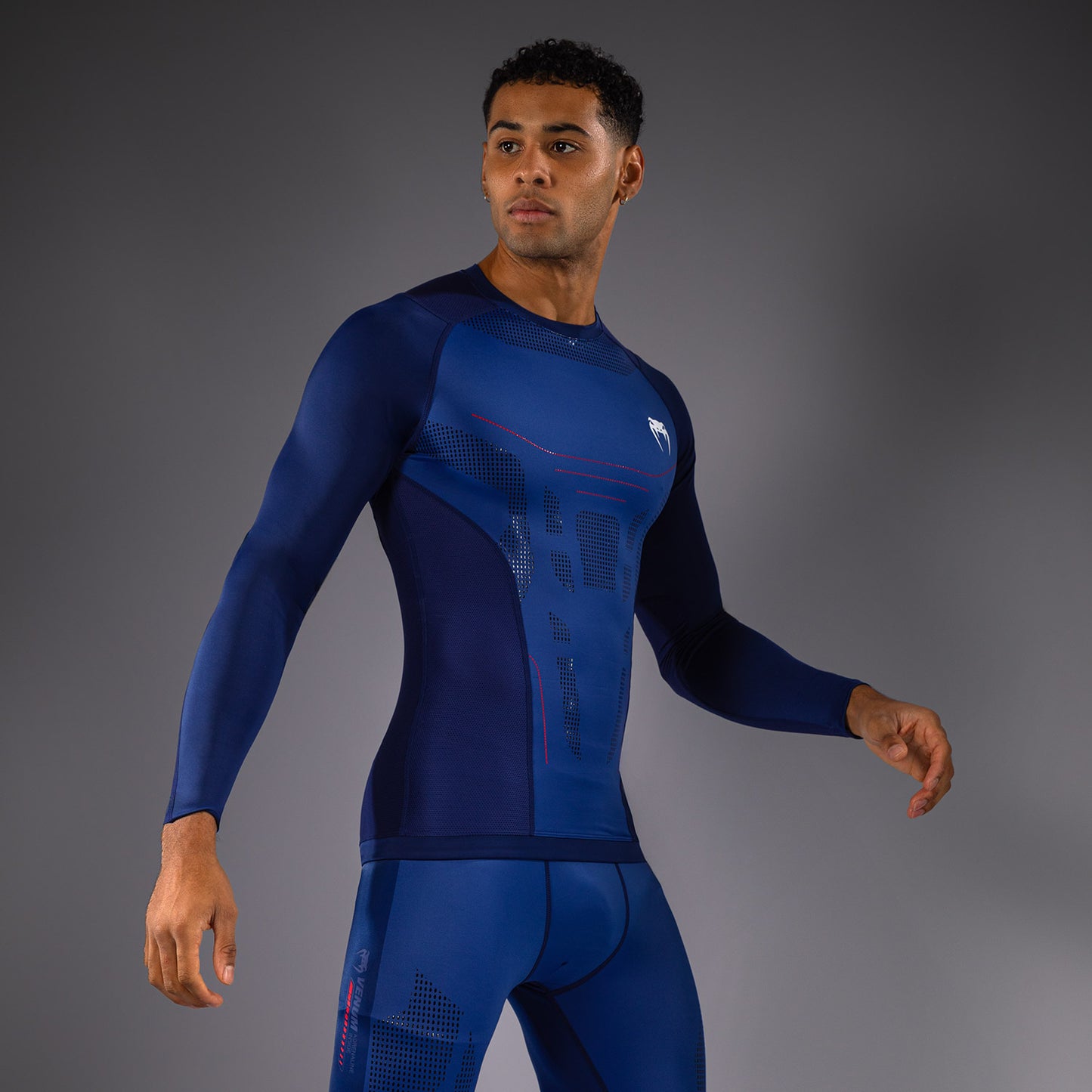 Venum Technical 3.0 Langarm Rashguard - Nachtblauw