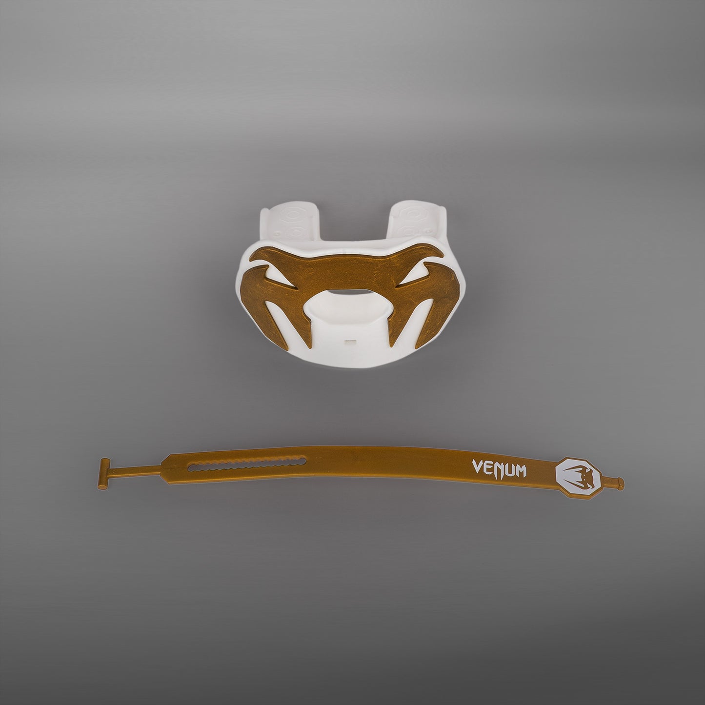 Venum Elite Lipguard Logo Edition - Wit/Goud