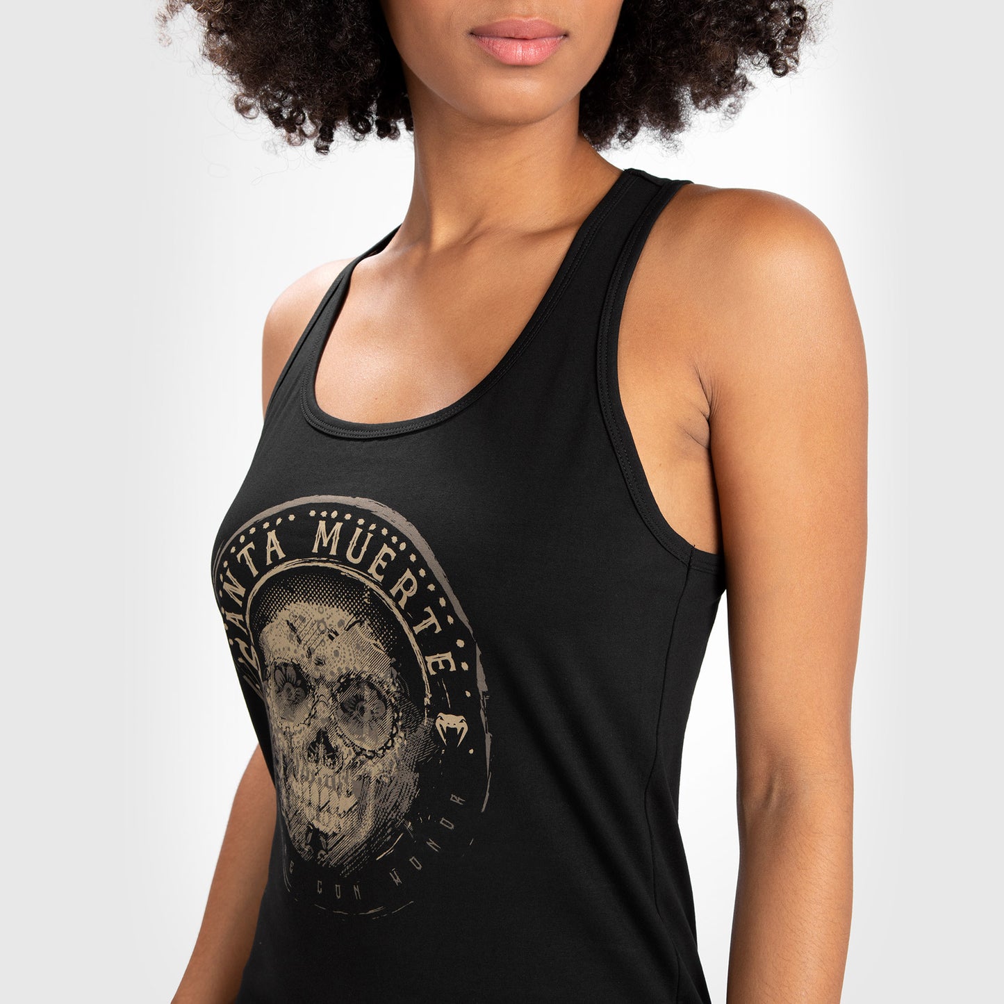 Venum Dames Santa Muerte Dark Side - Tanktop - Zwart/Bruin
