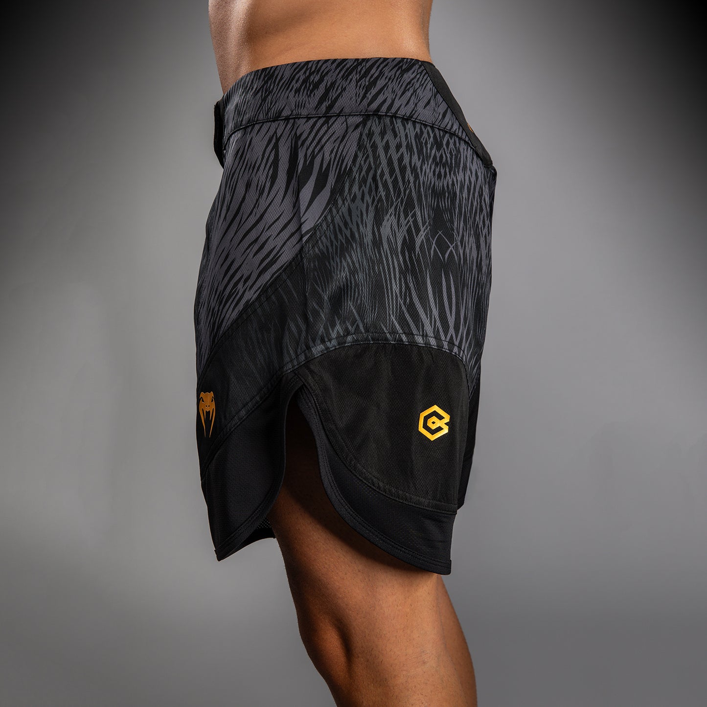 Venum x Chimaev Fightshorts - Zwart/Grijs