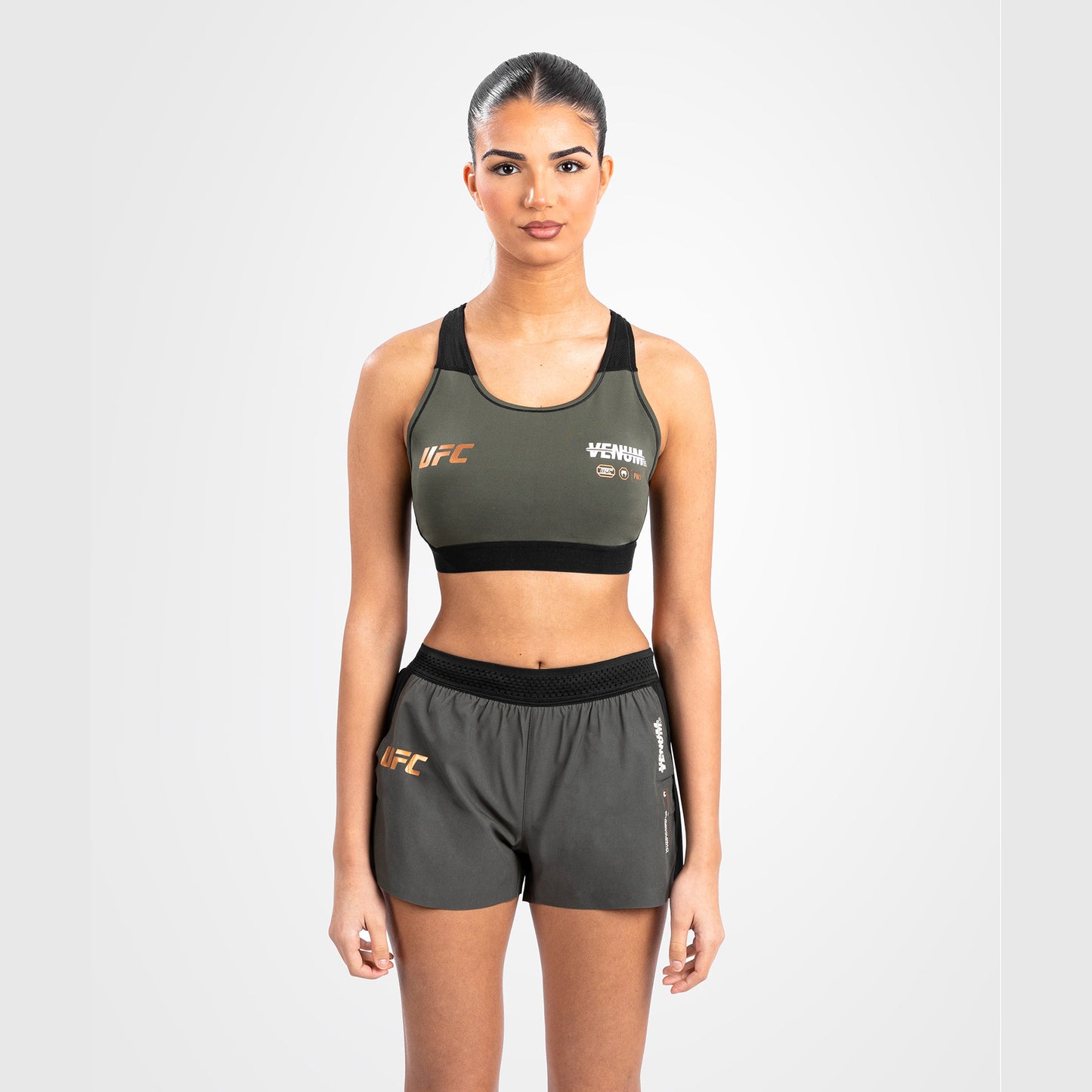 UFC Adrenaline by Venum Fight Week Women's Performance Short - Khaki