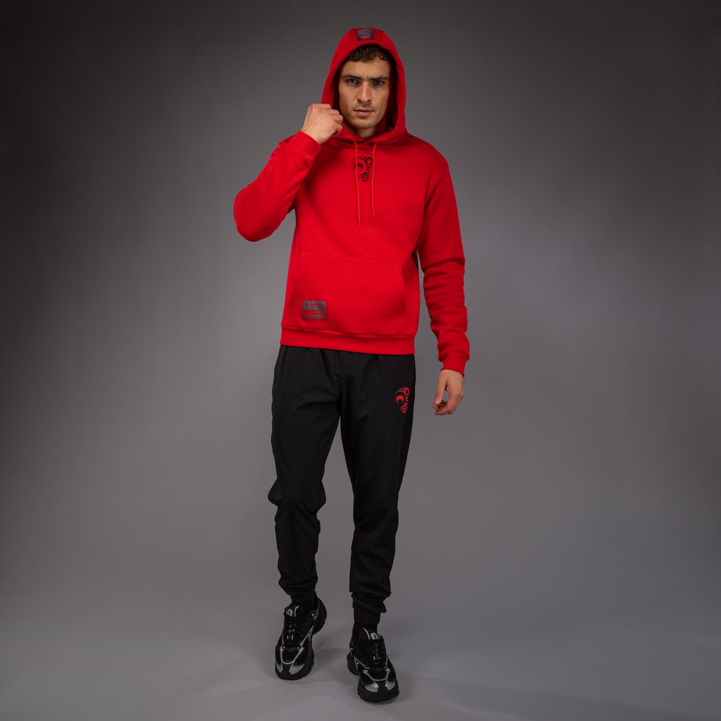Venum x Mike Tyson Tiger Hoodie - Intens Rood/Diep Zwart