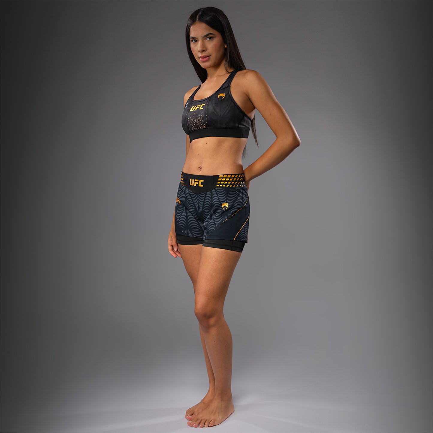 UFC Zenith by Venum Authentic Fight Night Short Fit Fight Short Dames Personalized - Champion