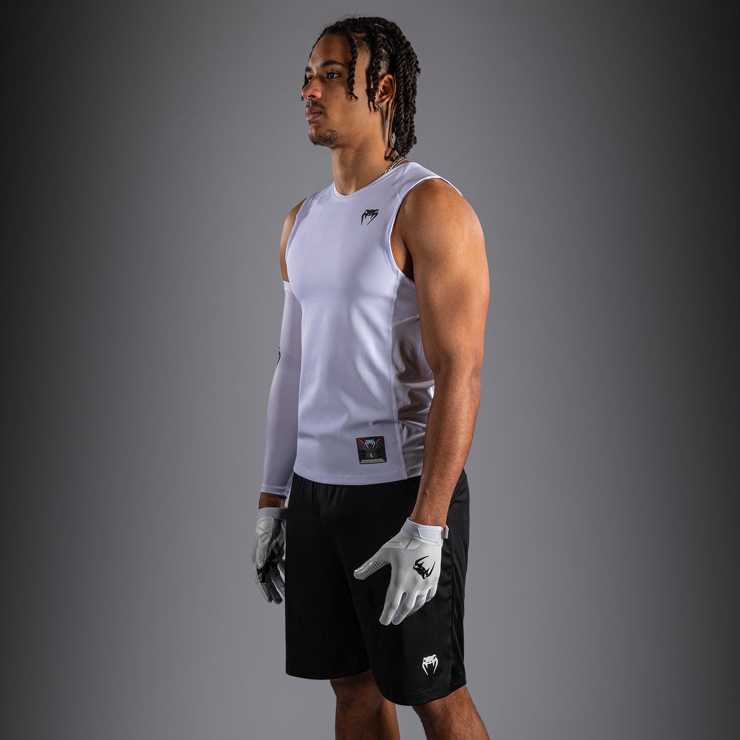 Venum Elite Football Mouwloos Compressie T-shirt - Wit
