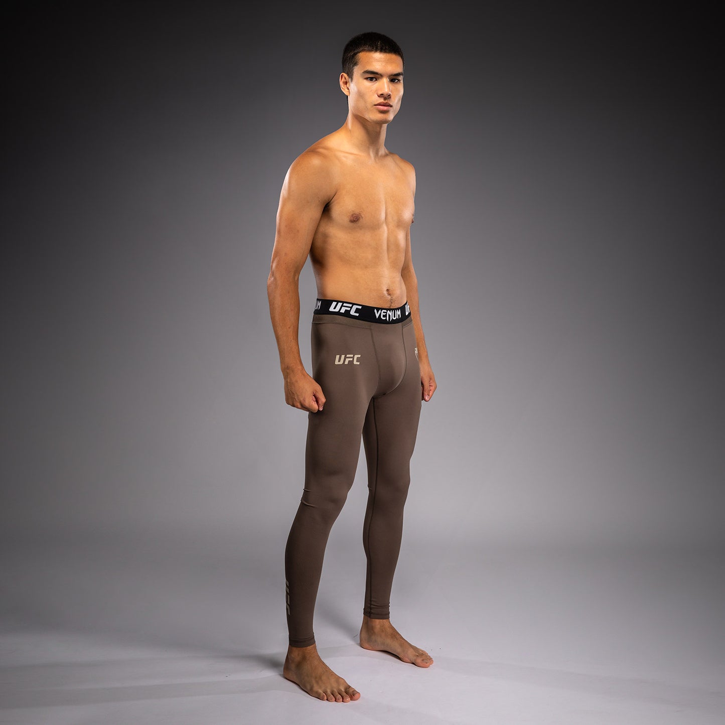 Venum UFC Unity by Venum Authentic Fight Week Heren Technische Compressiebroek - Bruin