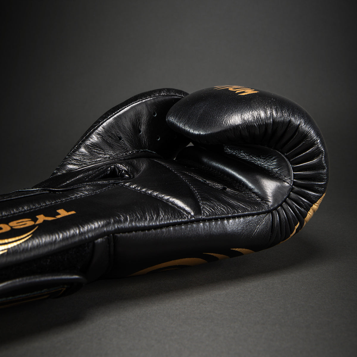 Venum Giant 2.0 Mike Tyson Pro Bokshandschoenen – Zwart/Goud - Inclusief tasje met trekkoord