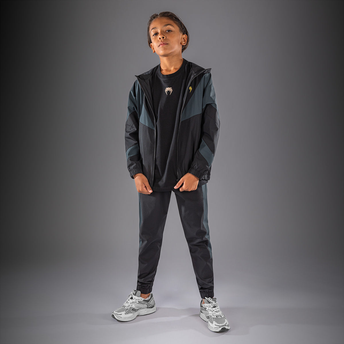 Venum Vectra Trainingsjack voor kinderen - Zwart/Goud