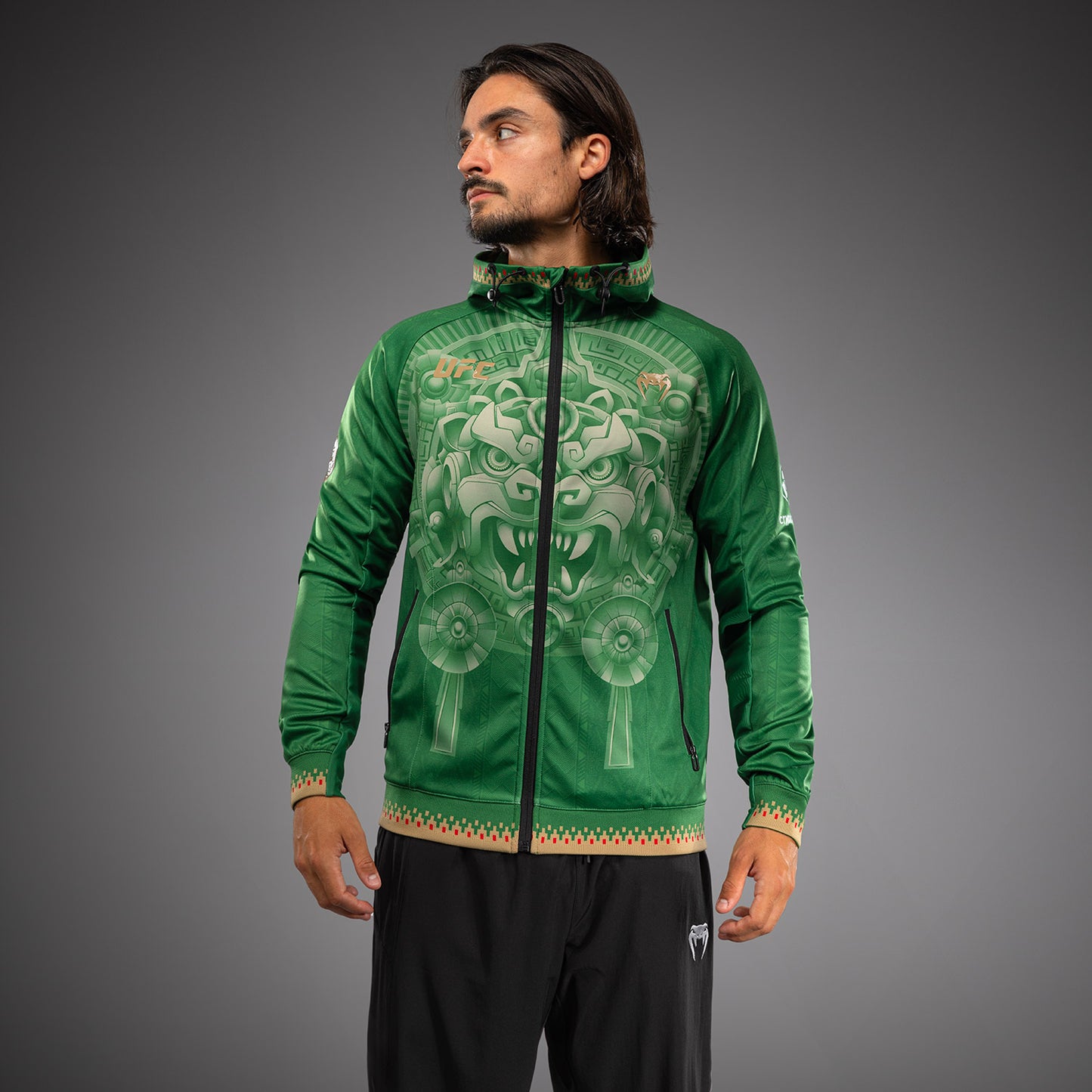 Noche UFC 2.0 By Venum Authentic Fight Night Hoodie - Groen