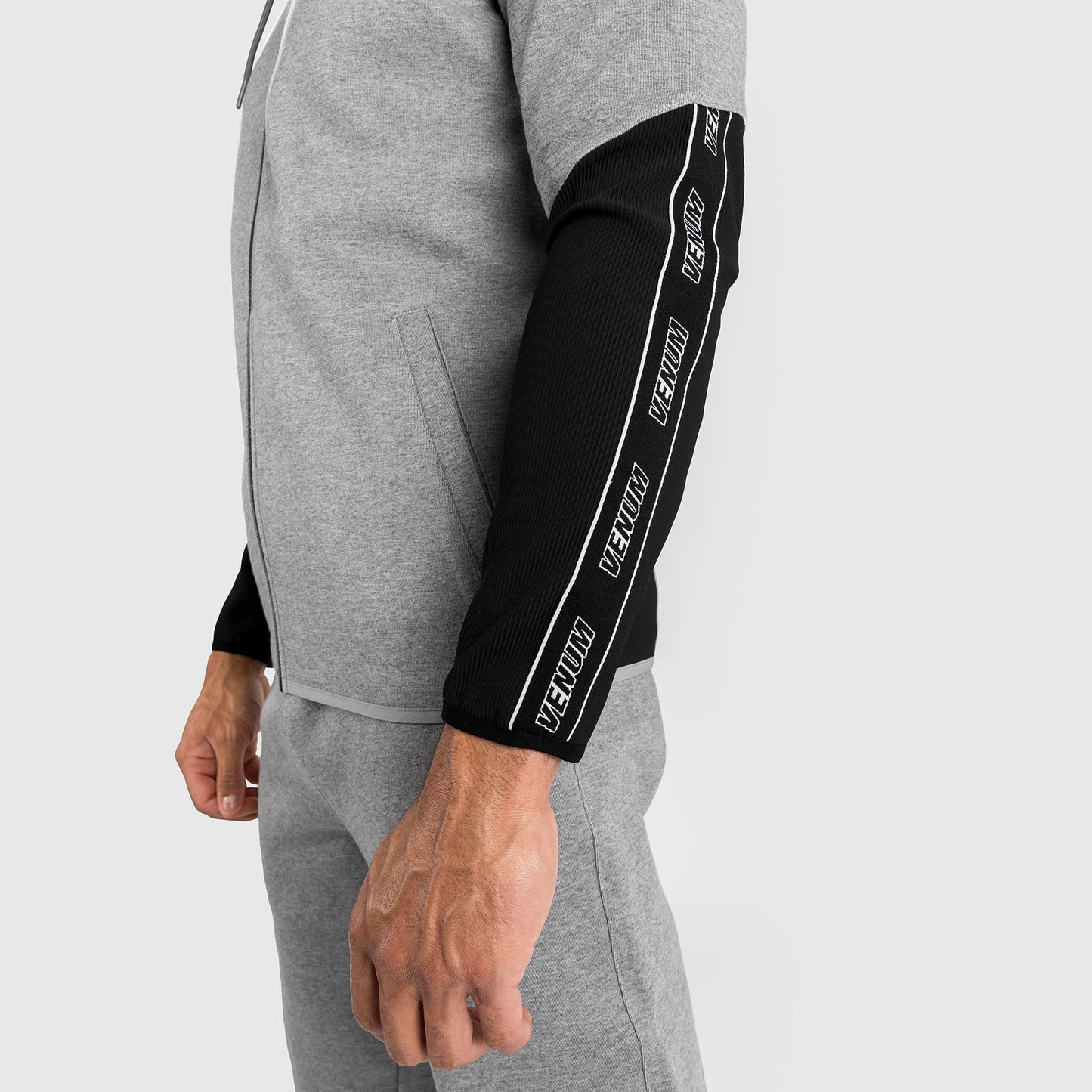 Venum Contender 4.0 Heren Hoodie - Heather Grey/Black