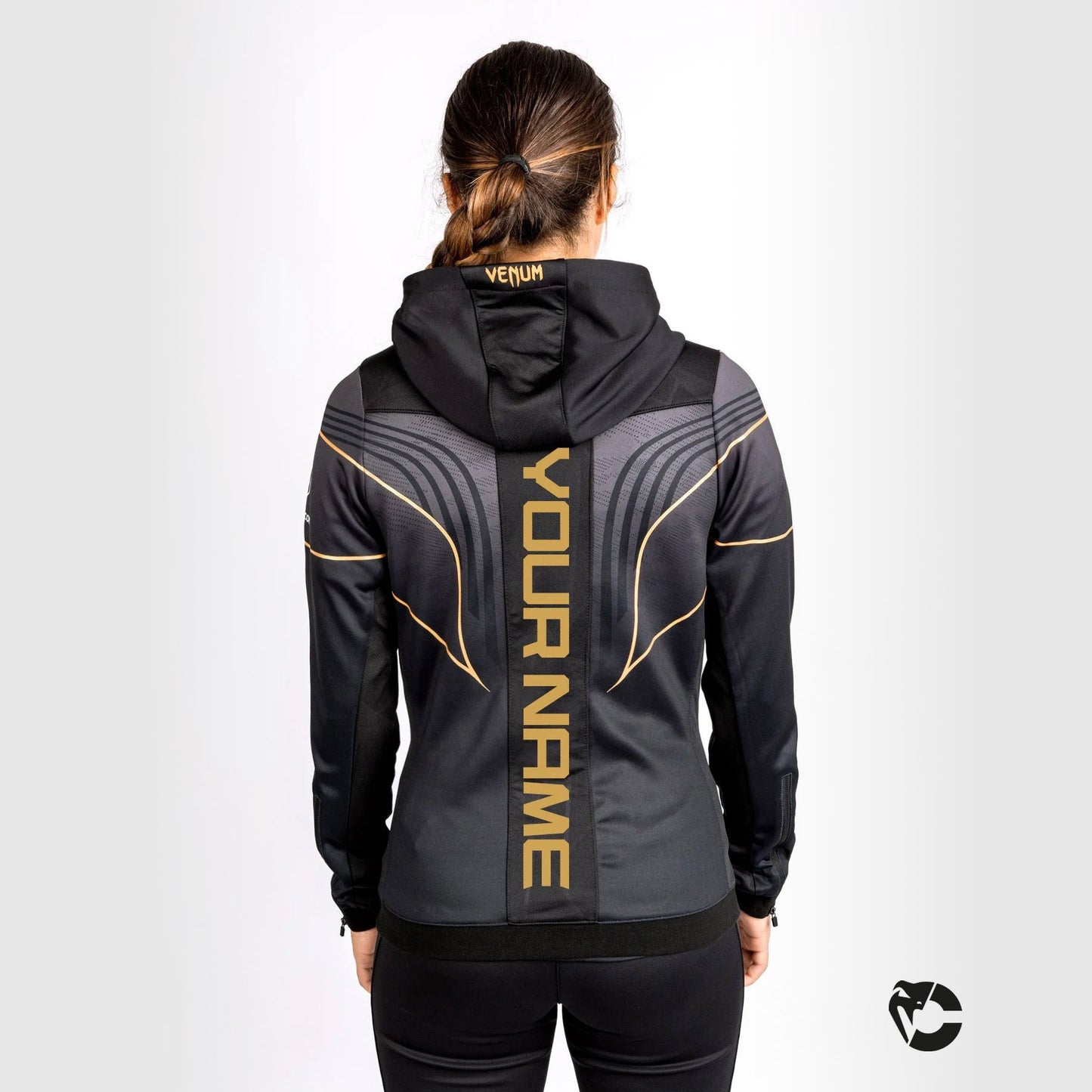 UFC Venum Gepersonaliseerde Authentic Fight Night 2.0 Vrouwen Walkout Hoodie - Champion