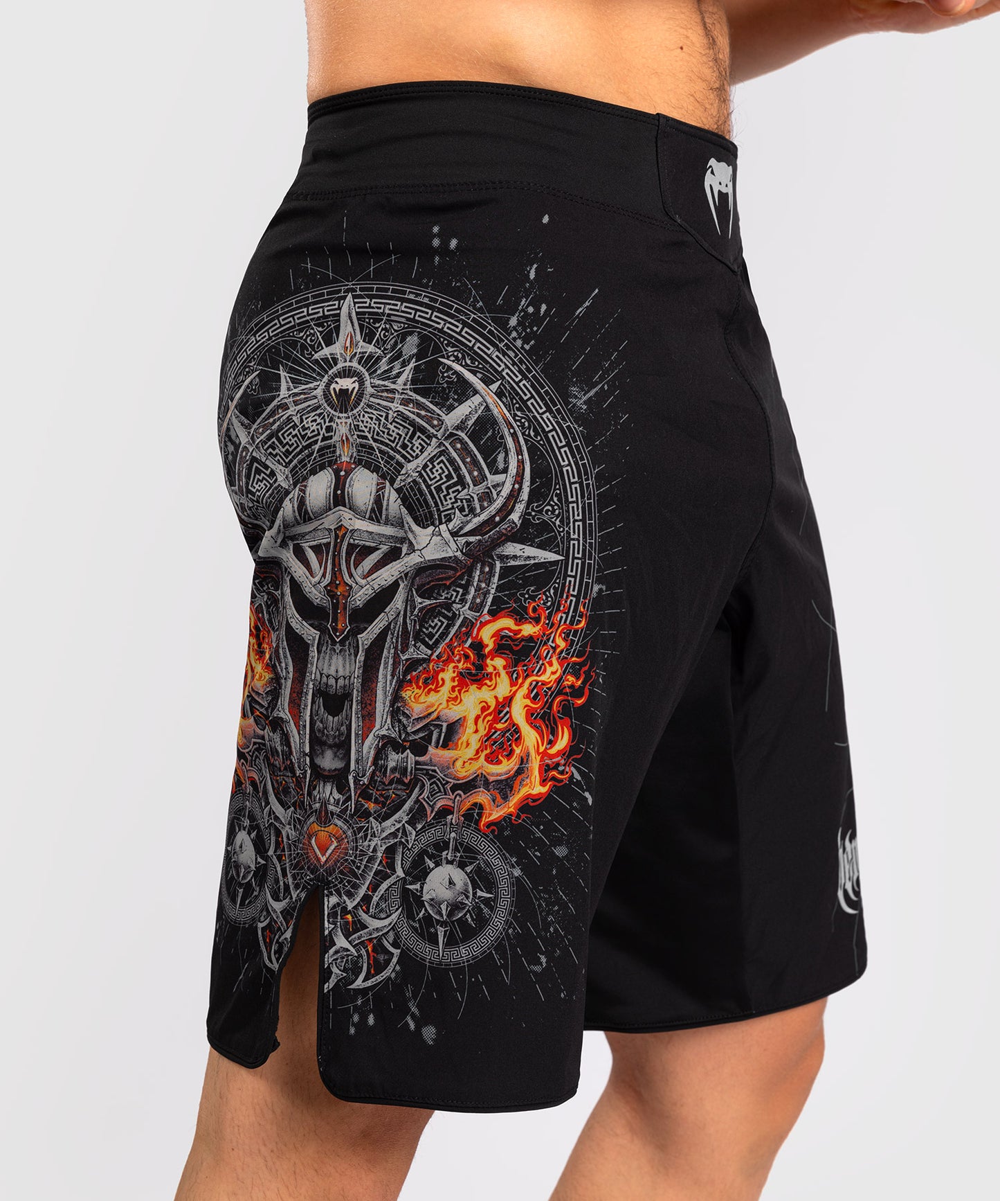 Venum Gladiator 5.0 Heren Gevechtsshort - Zwart/Zilver