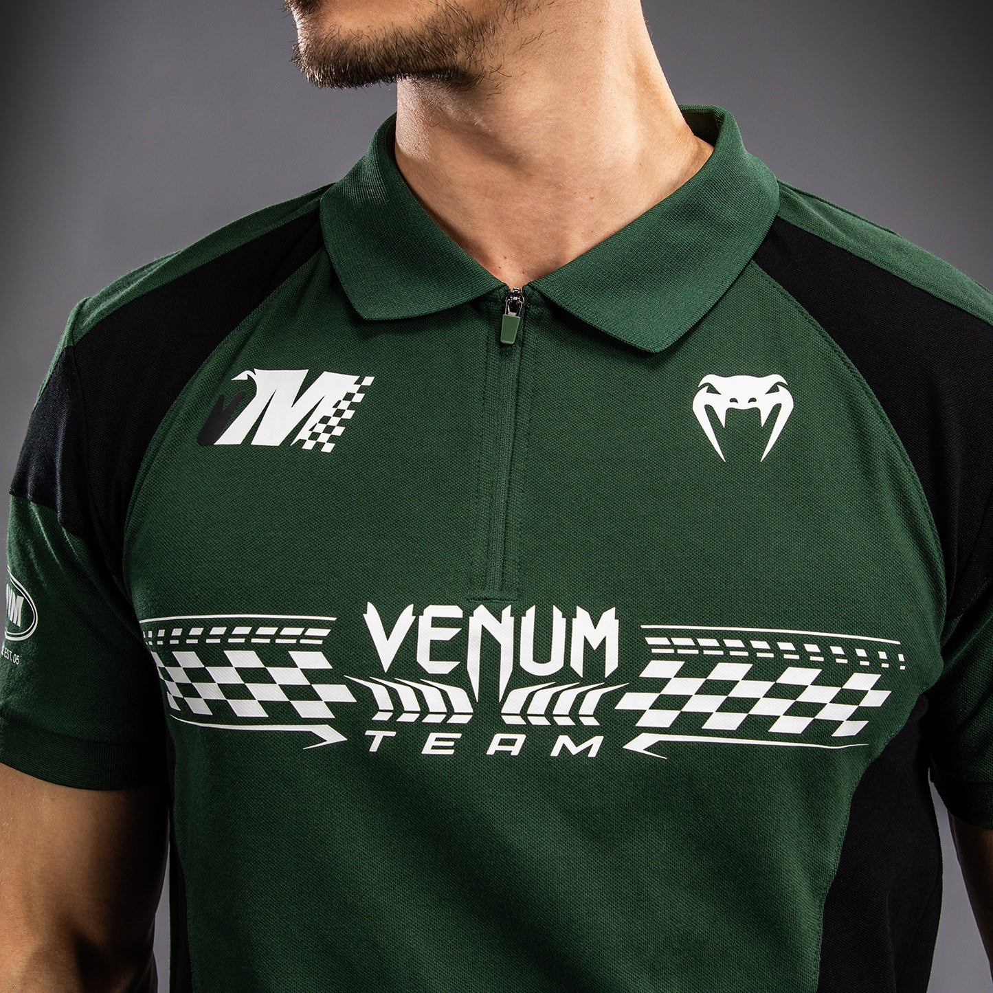 Venum Motorsport Katoenen Polo - Diep Bos