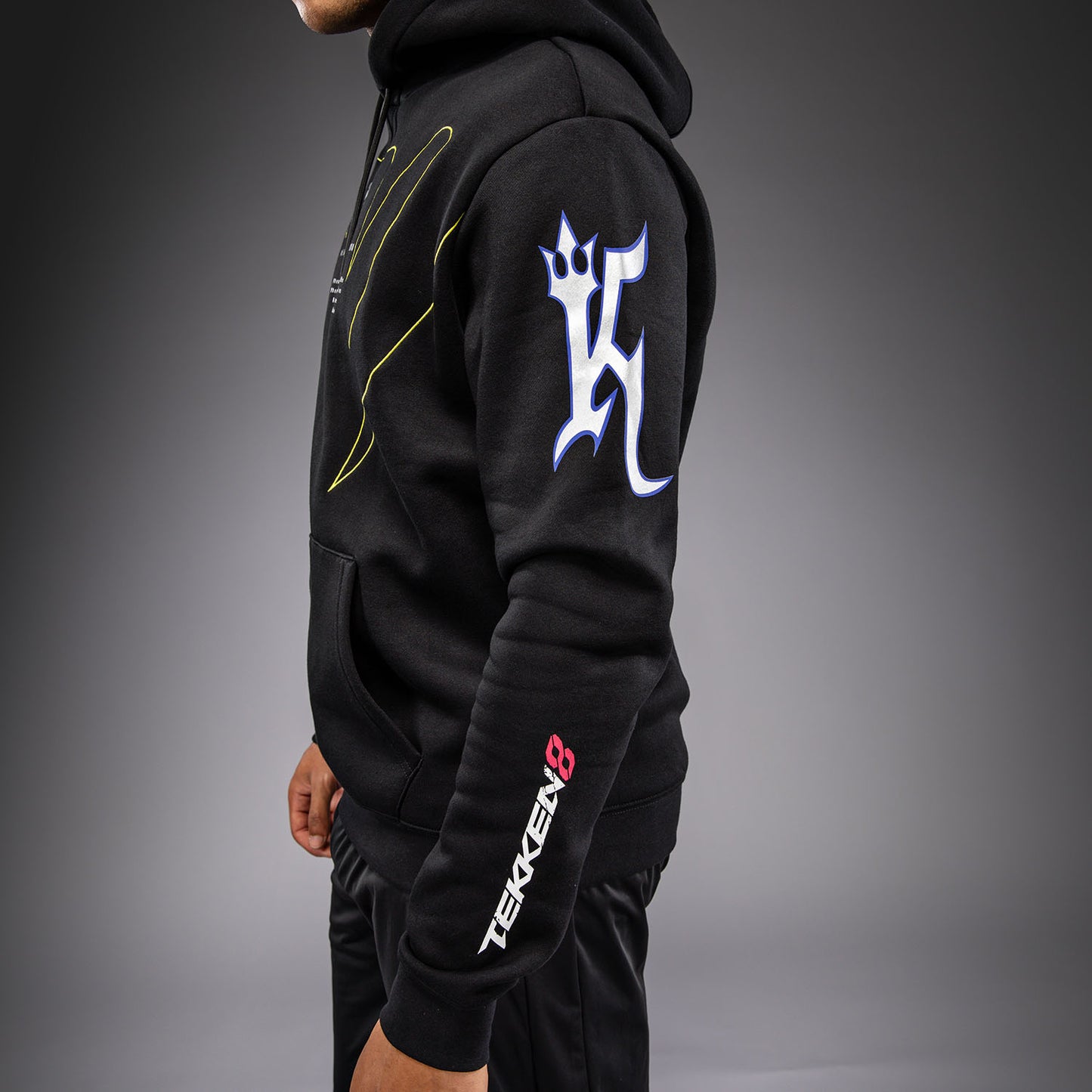 Venum x TEKKEN 8 Hoodie met Rits - King - Zwart/Geel
