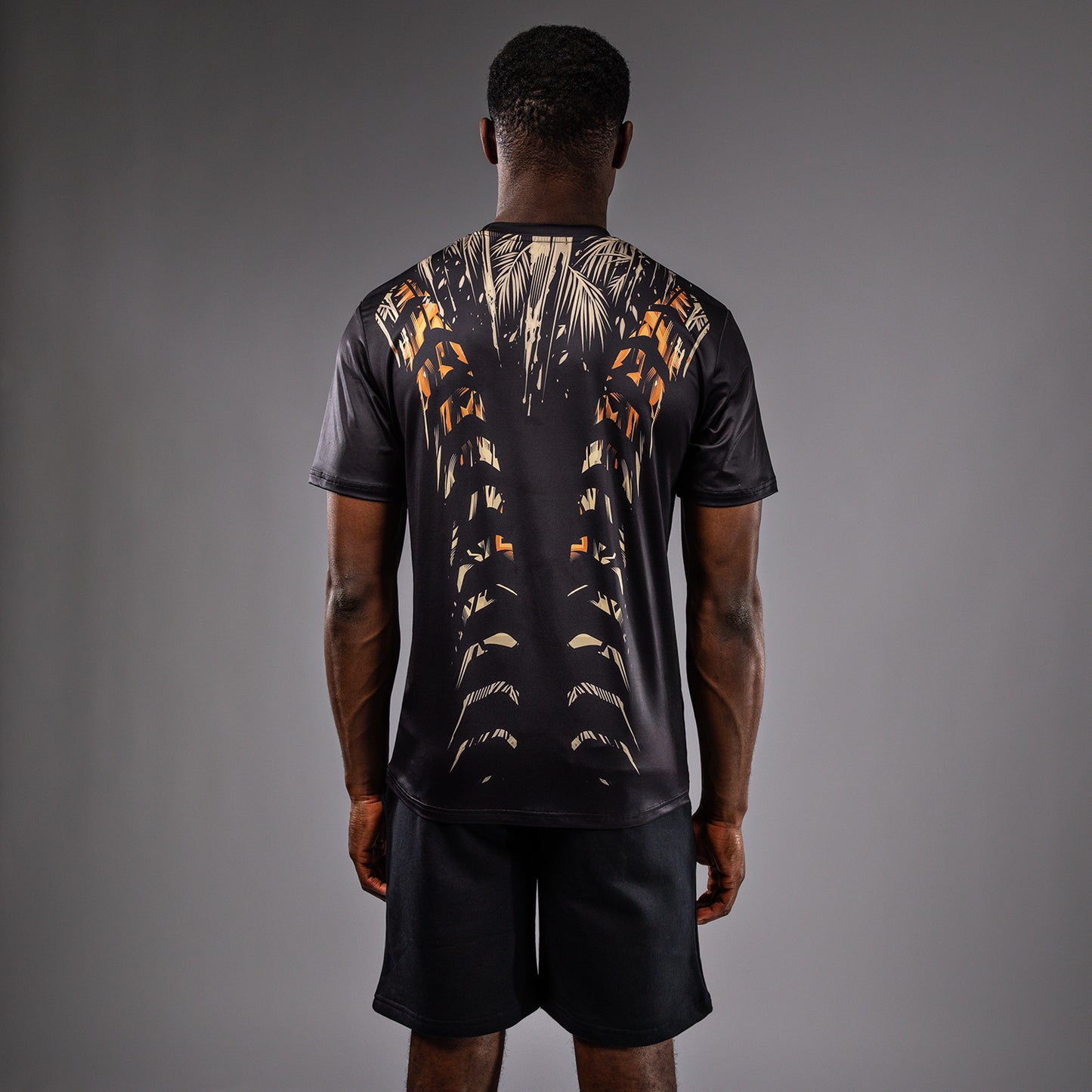 Venum Tiger Dry Tech T-Shirt Heren - Zwart / Neon Oranje