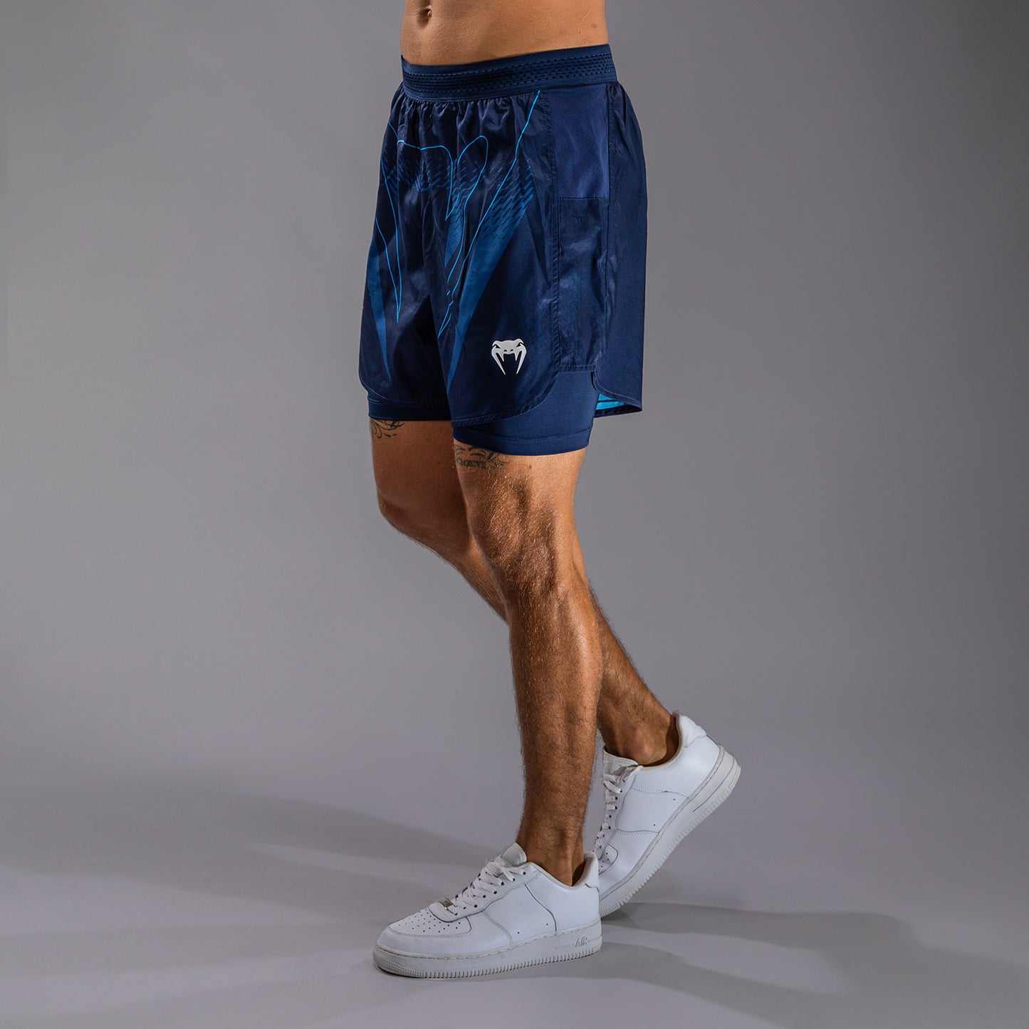 Venum x Top Rank Original Heren Trainingsshorts - Marineblauw