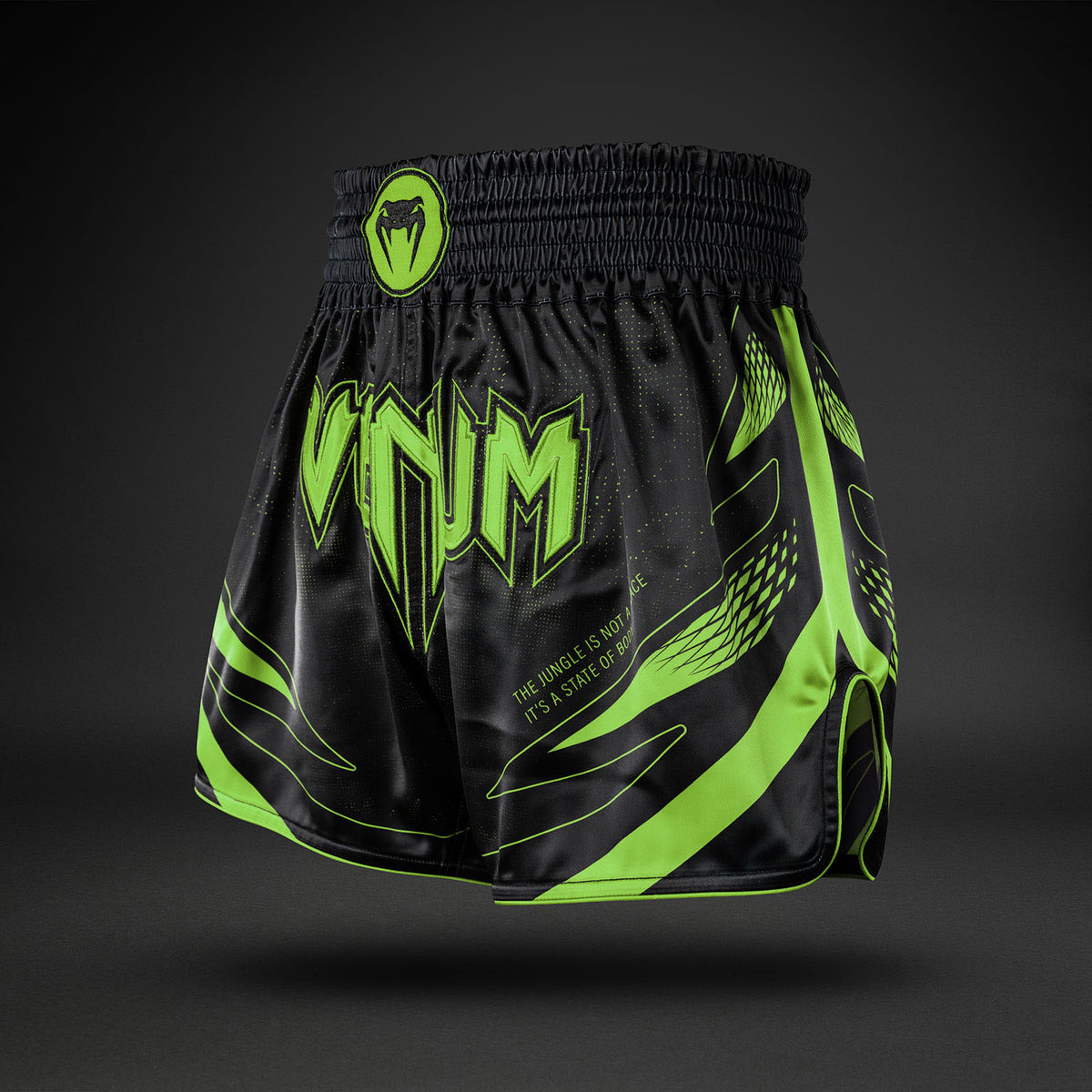 Venum Amazonia Reborn Muay Thai-short - Zwart/Groen