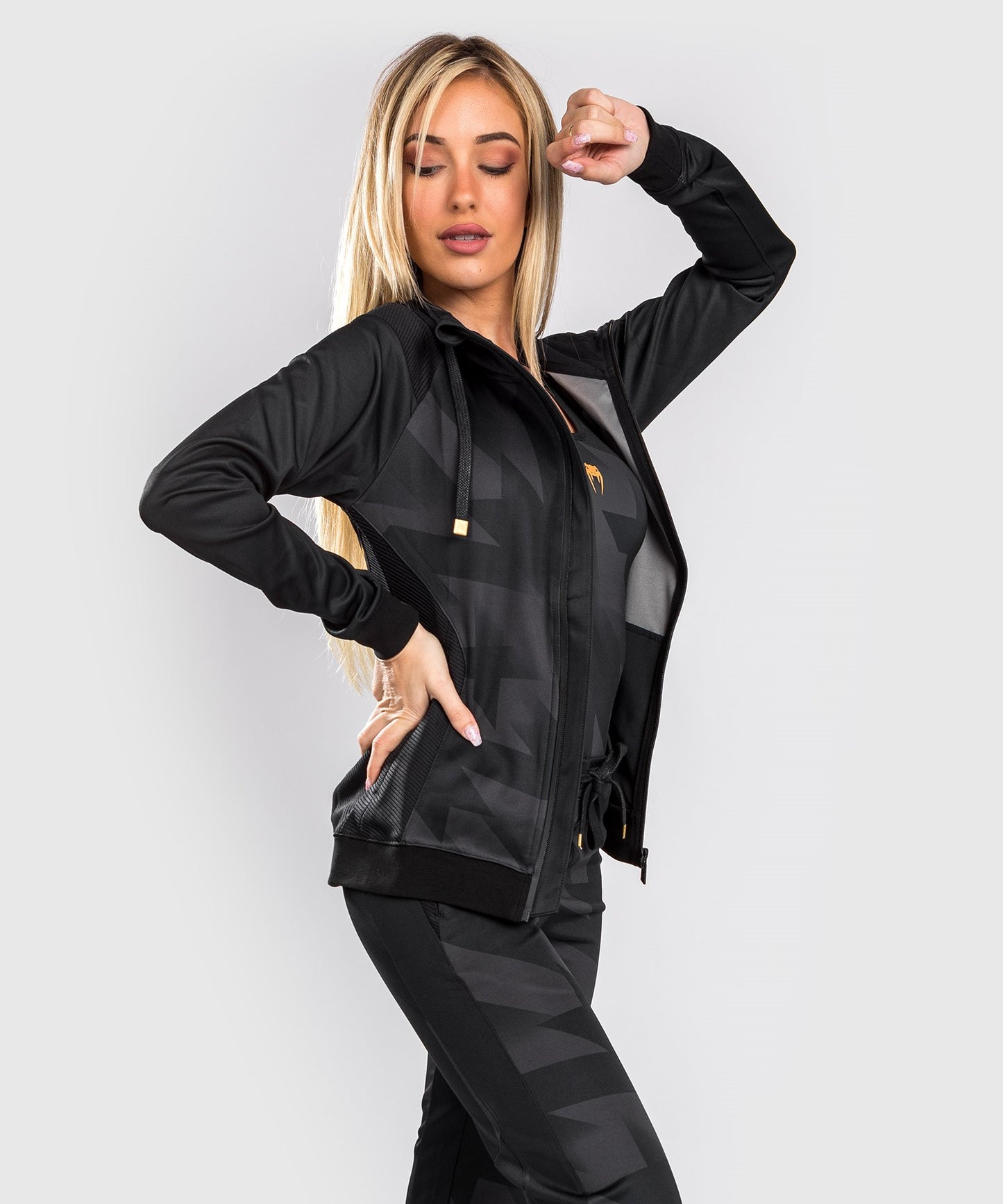 Venum Razor sweatshirt met capuchon - voor dames - zwart/goud