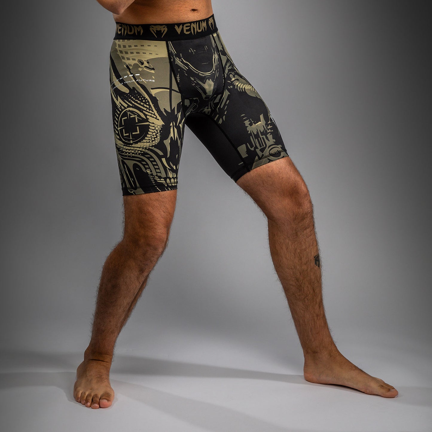 Venum Invader Vale Tudo Shorts - Zwart/Zand