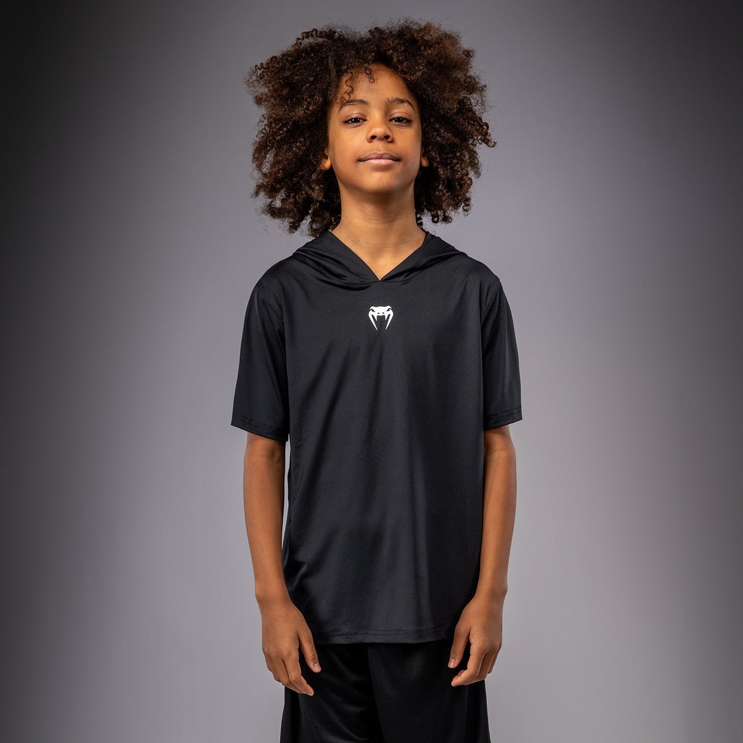 Venum Elite Mouwloos Dry Tech Hoodie voor Kinderen - Zwart