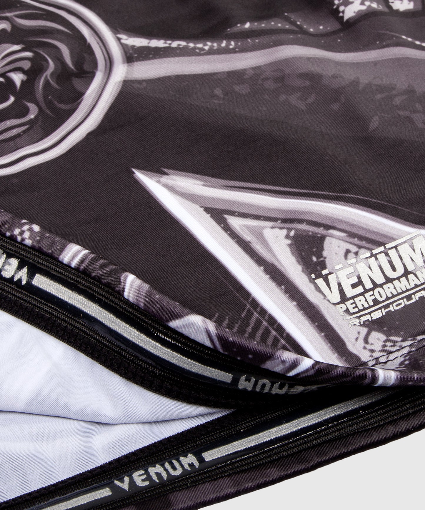 Venum Gladiator 3.0 Rashguard - lange mouwen - zwart/wit