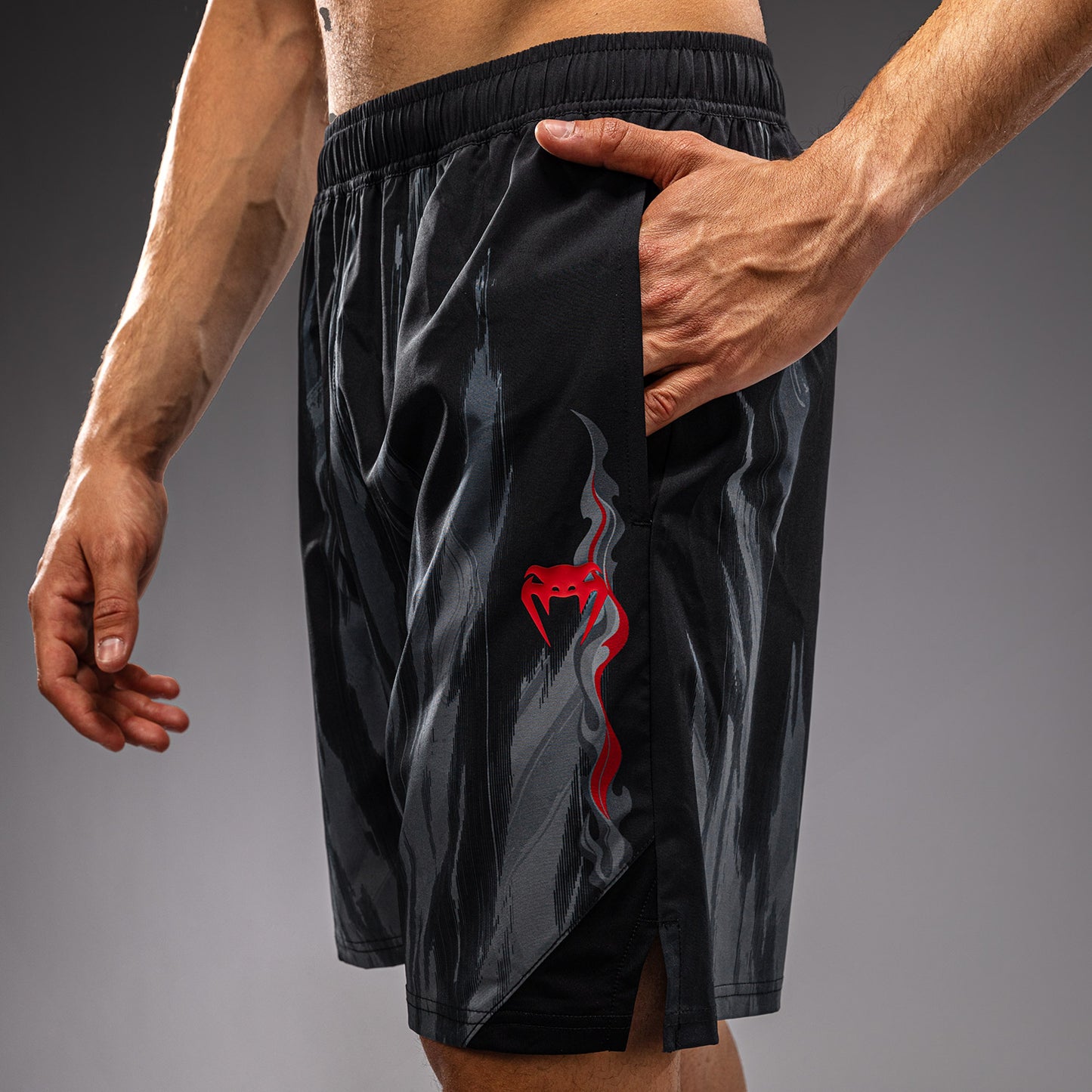 Venum Demon Trainingsshort - Zwart/Grijs