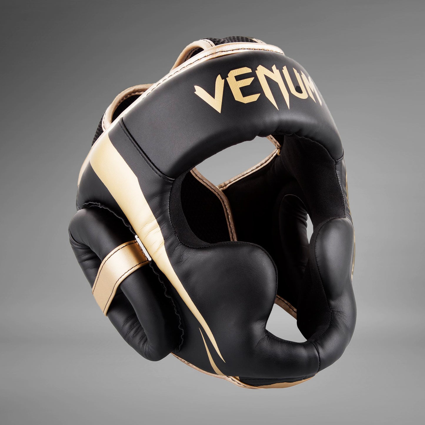 Venum Elite hoofdbeschermer - Zwart/Goud