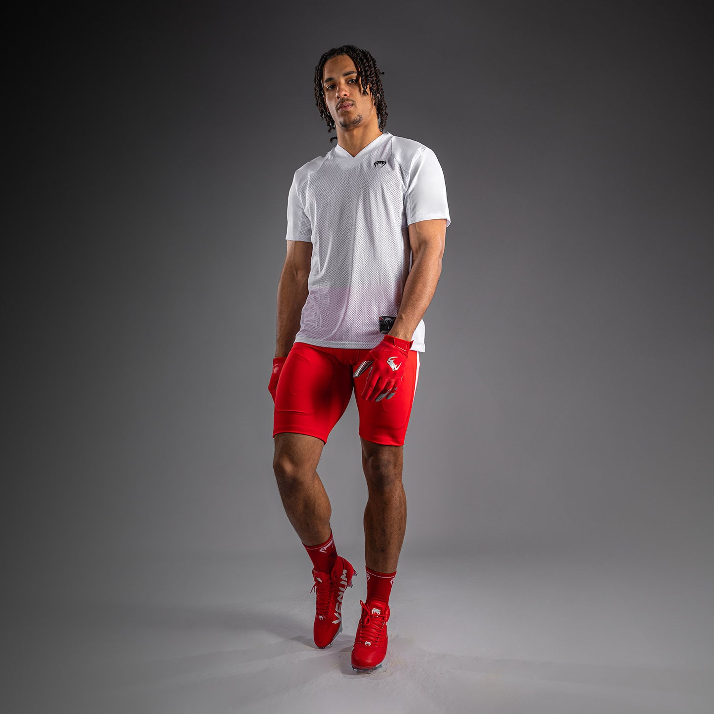Venum Elite Football Compressieshorts voor voetbal - Rood
