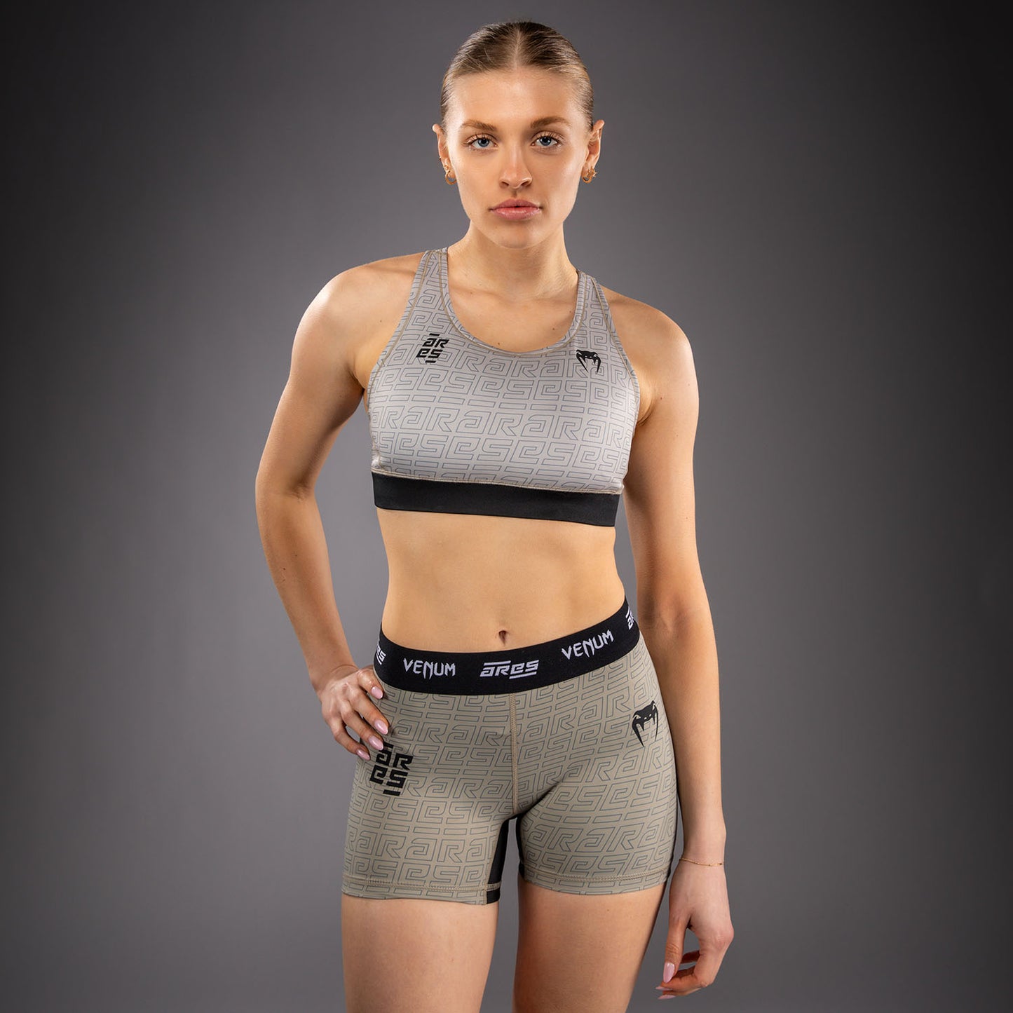 Venum x Ares 2.0 Sportbeha voor dames – Zand