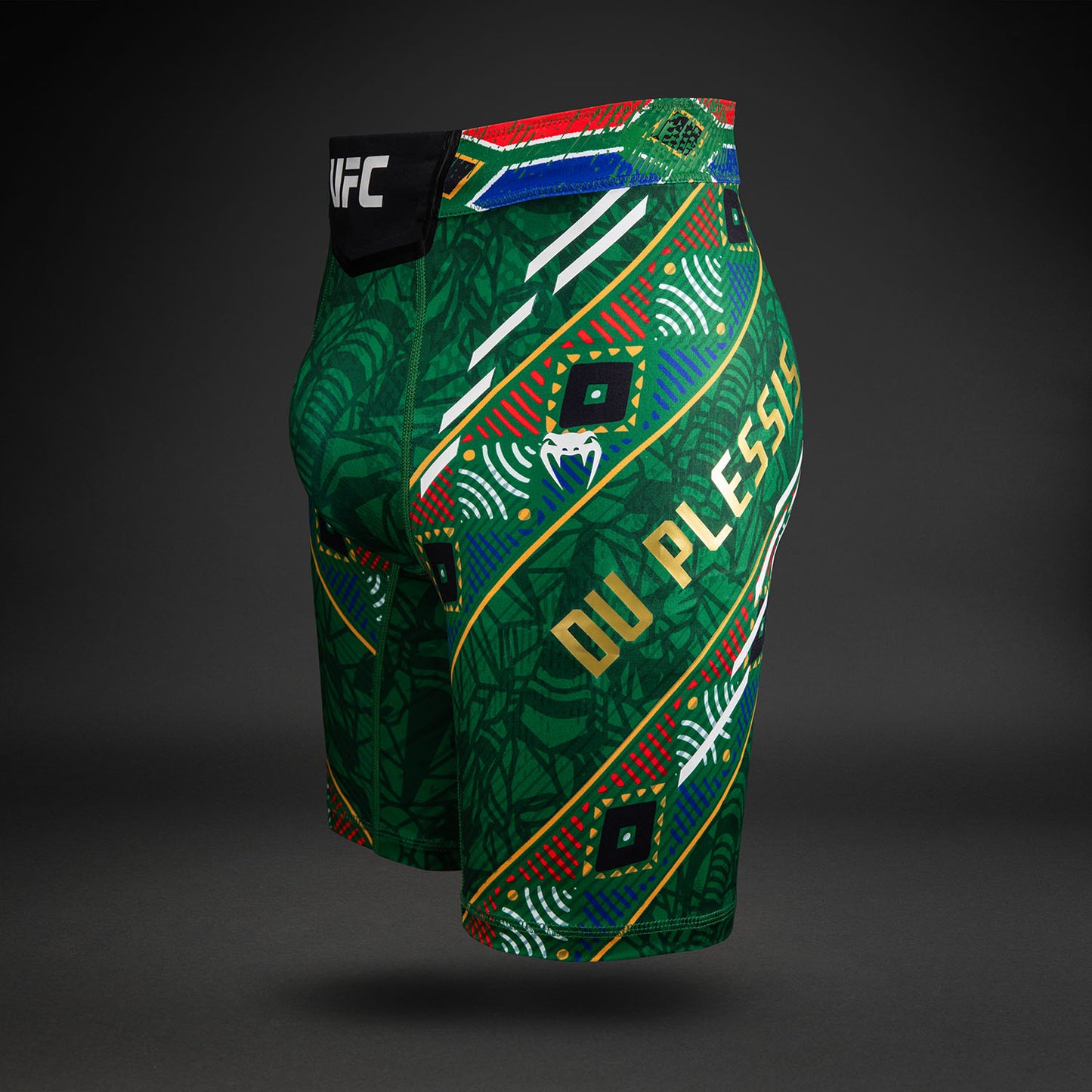 UFC Unrivaled by Venum Dricus Du Plessis Mannen Vale Tudo Short - Groen