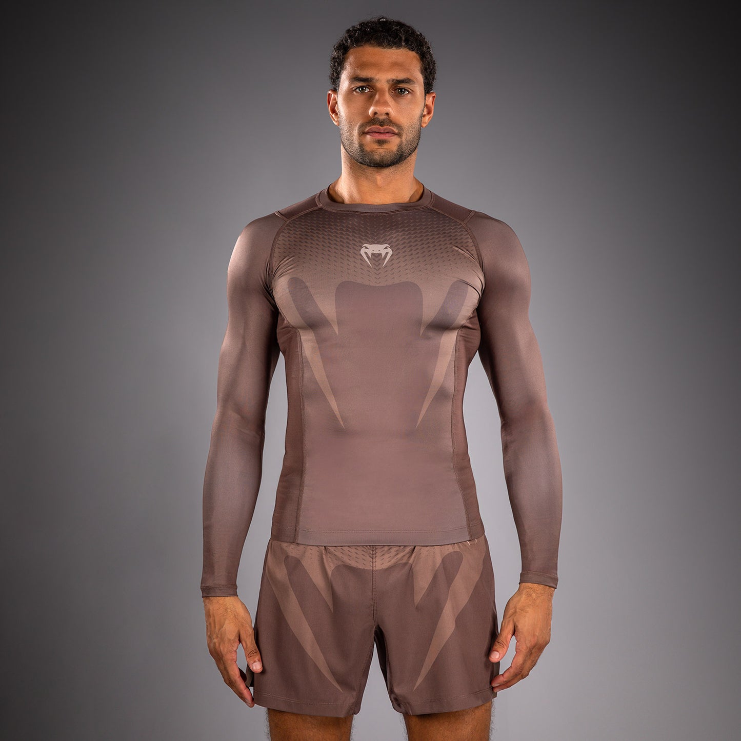 Venum No Gi Rashguards - Chocoladebruin