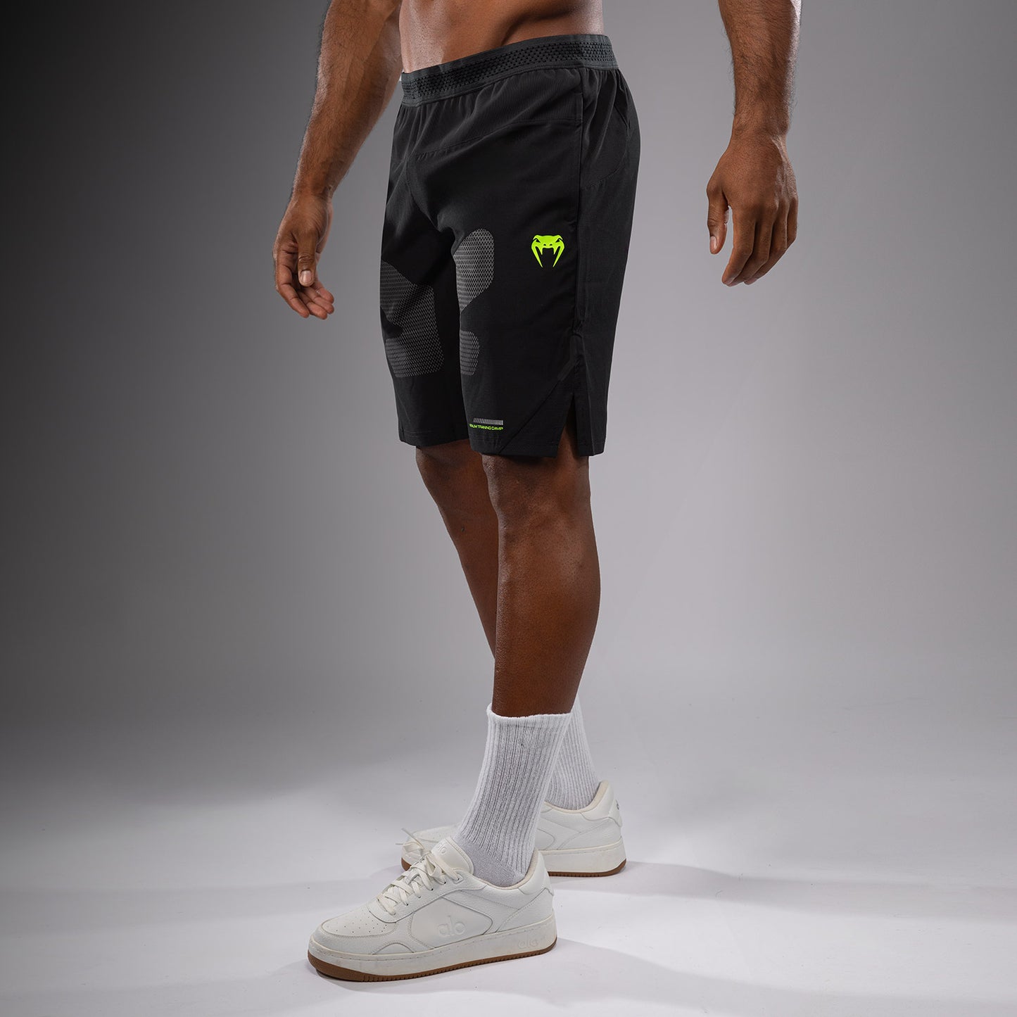 Venum Training Camp 4.0 Trainingsshort - Zwart/Neon Groen