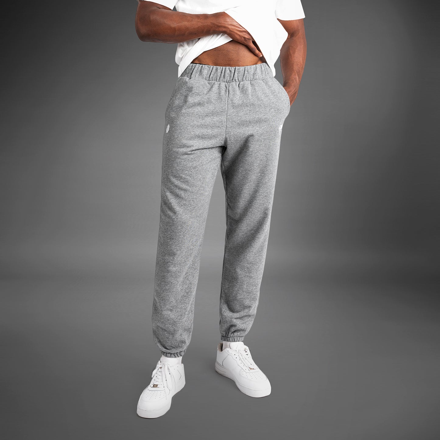Venum Vortex XL Lite Heren Joggers - Licht Heather Grijs