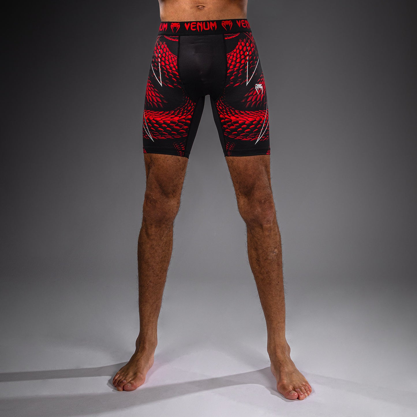 Venum Matupa Compressieshort - Zwart/Rood/Zilver