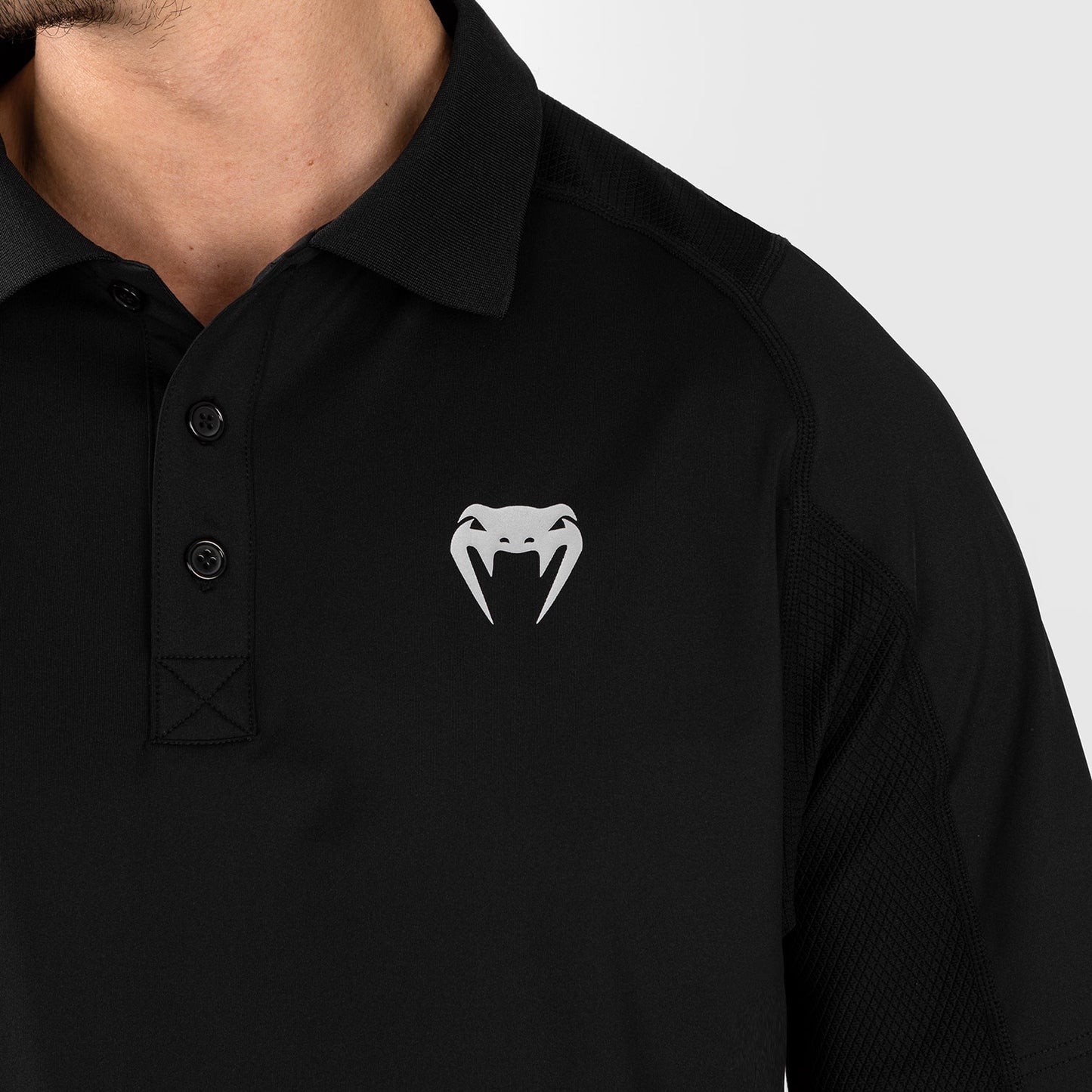 UFC Venum Performance Institute 2.0 Poloshirt voor Mannen - Zwart/Rood