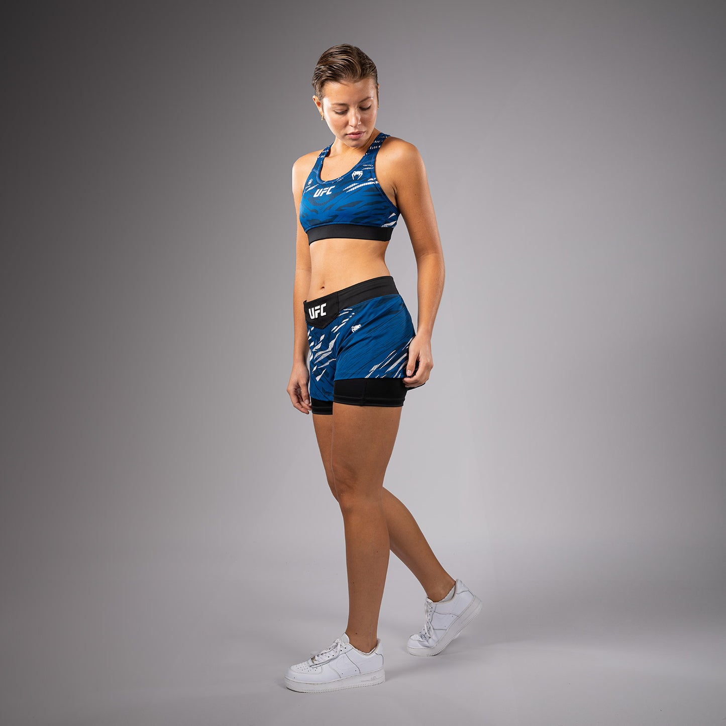 UFC Fusion by Venum Authentic Fight Night Fight Shorts voor Dames - Blauw