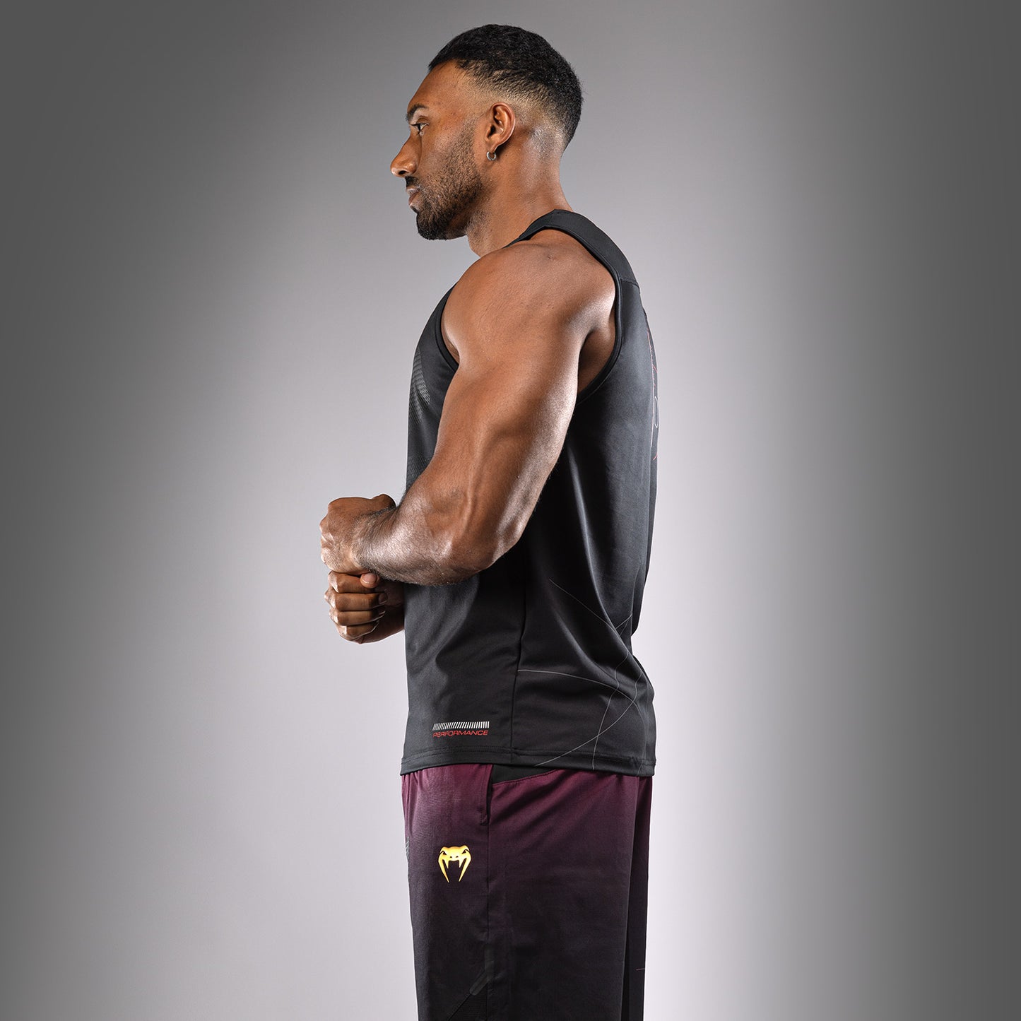 Venum Tactical XT  Heren Dry Tech Tank Top - Zwart/Vuurrood
